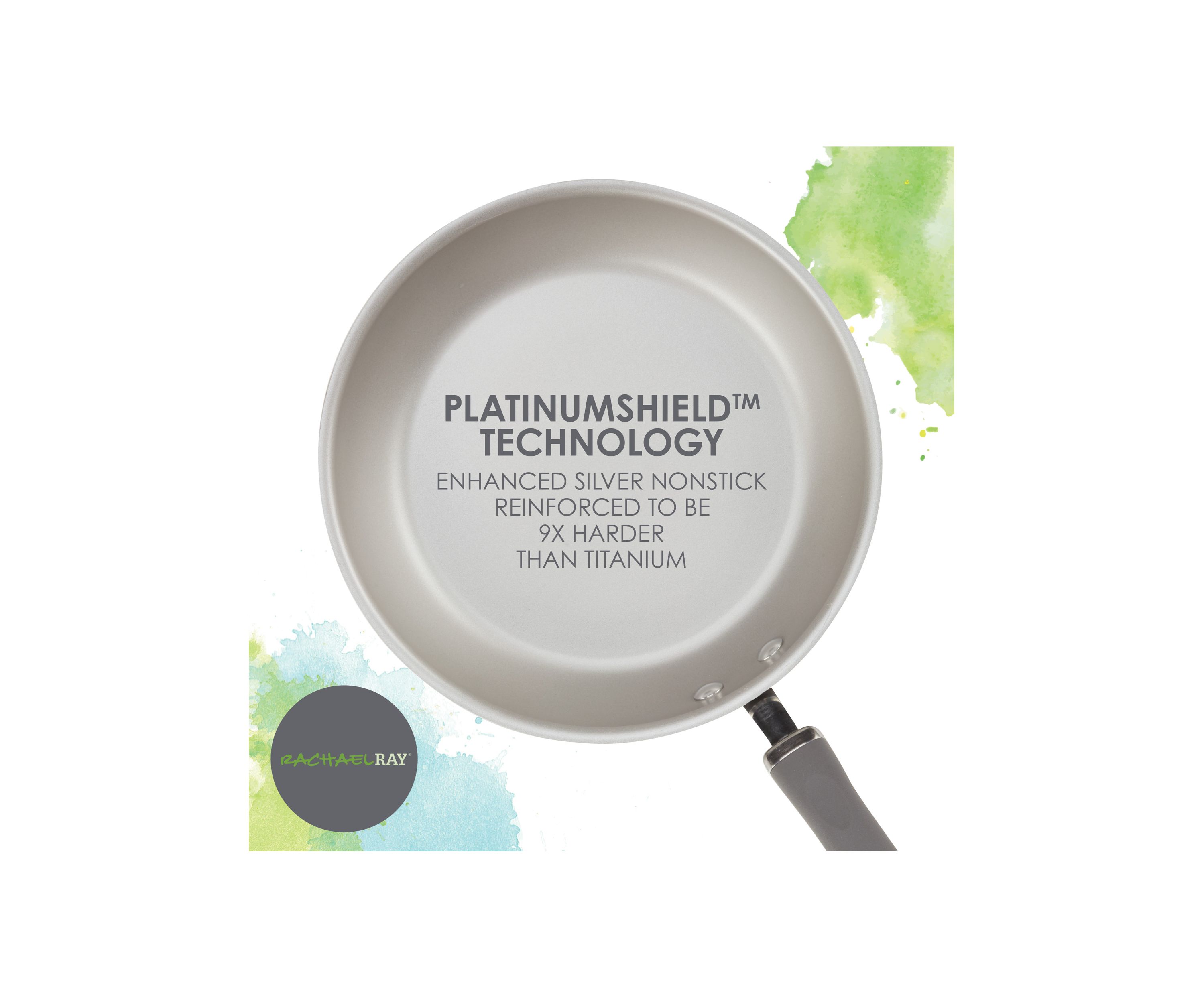 Create Delicious Aluminum Nonstick 12.5" Deep Skillet