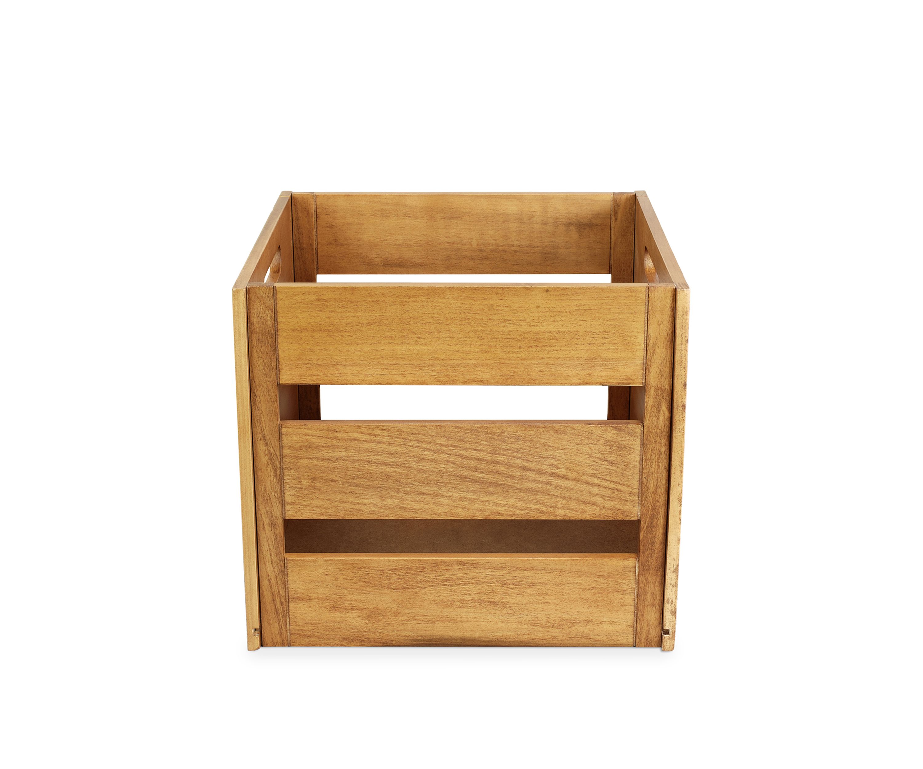Victrola Wooden Record and Vinyl Crate:No Size:WOOD (BROWN)