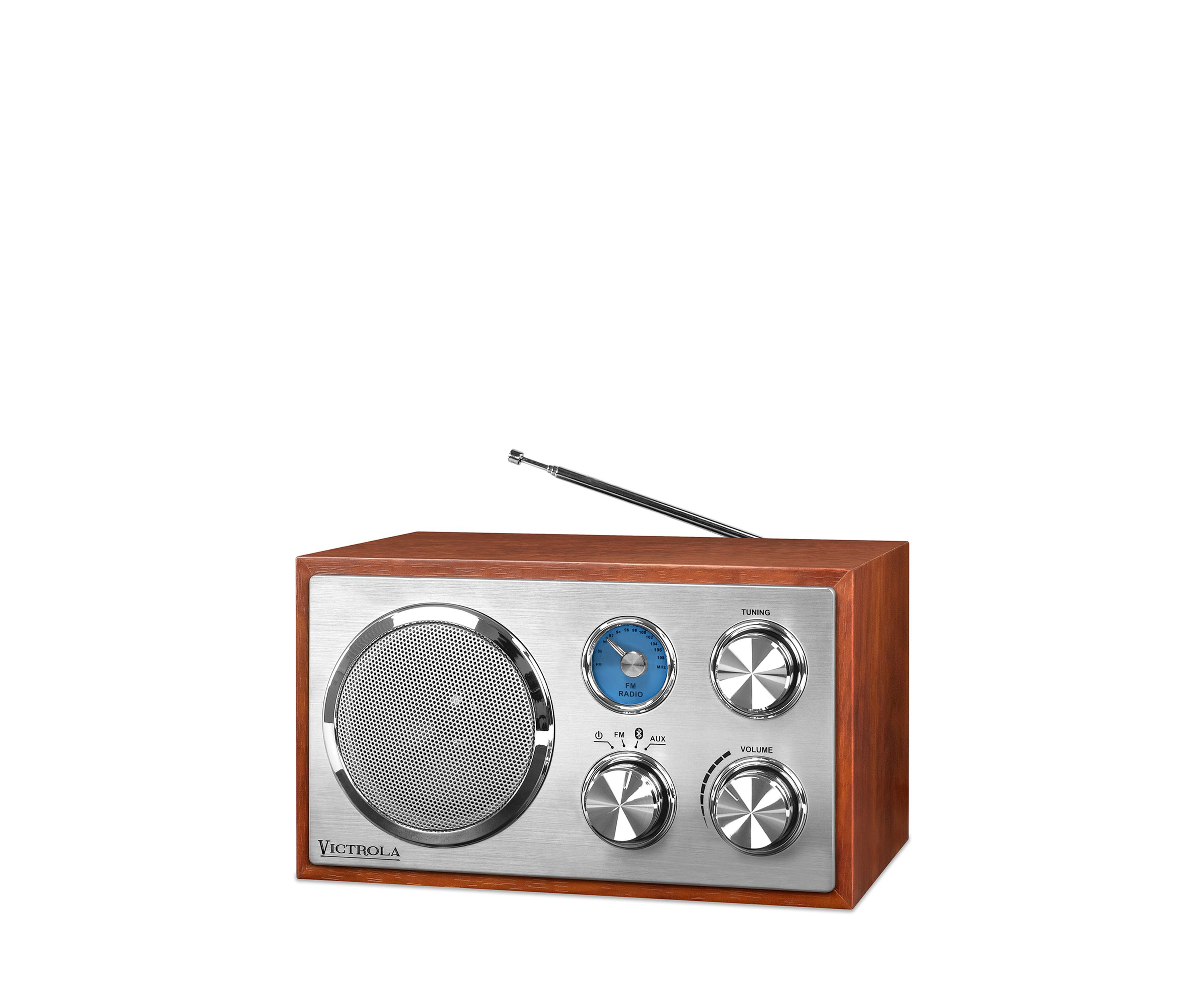 Wooden Desktop Bluetooth Radio