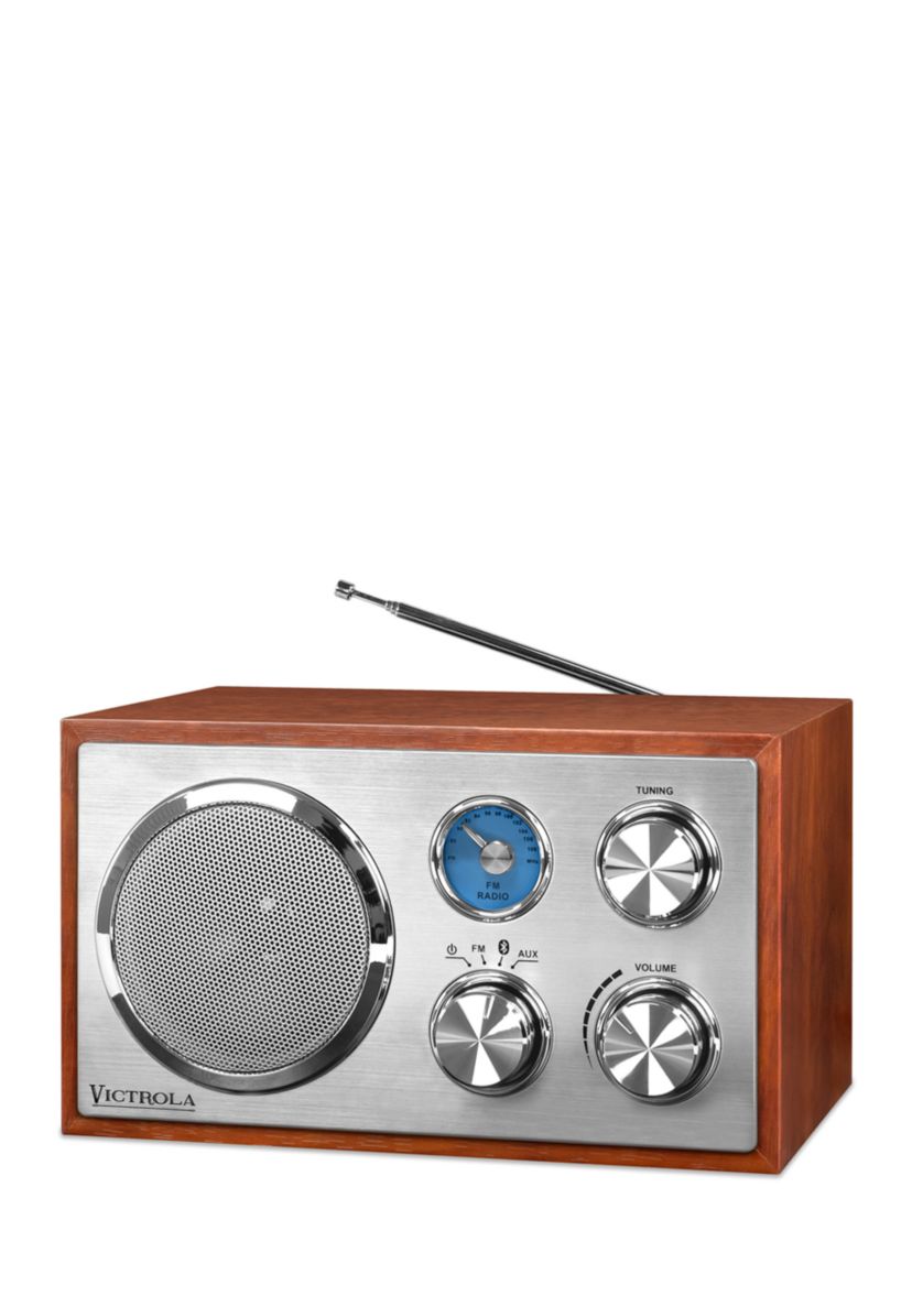 Wooden Desktop Bluetooth Radio