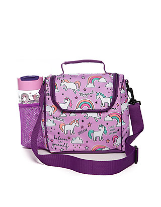 Fit /& Fresh Unicorn Lunch Bag with Adjustable Shoulder Strap
