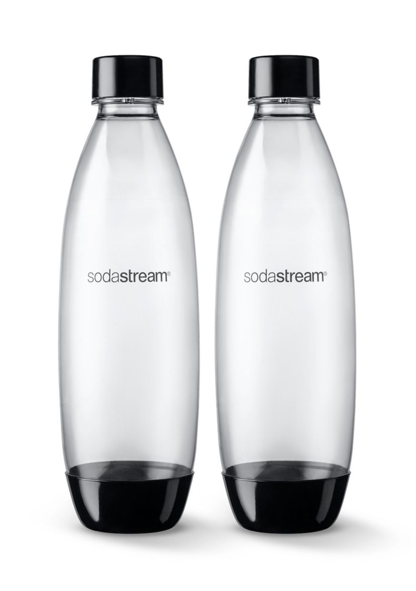 1L Slim Carbonating Bottle Twin Pack
