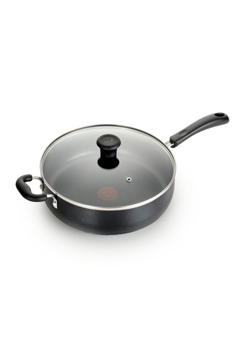 Essentials Nonstick Jumbo Cooker, 5-Quart, Black