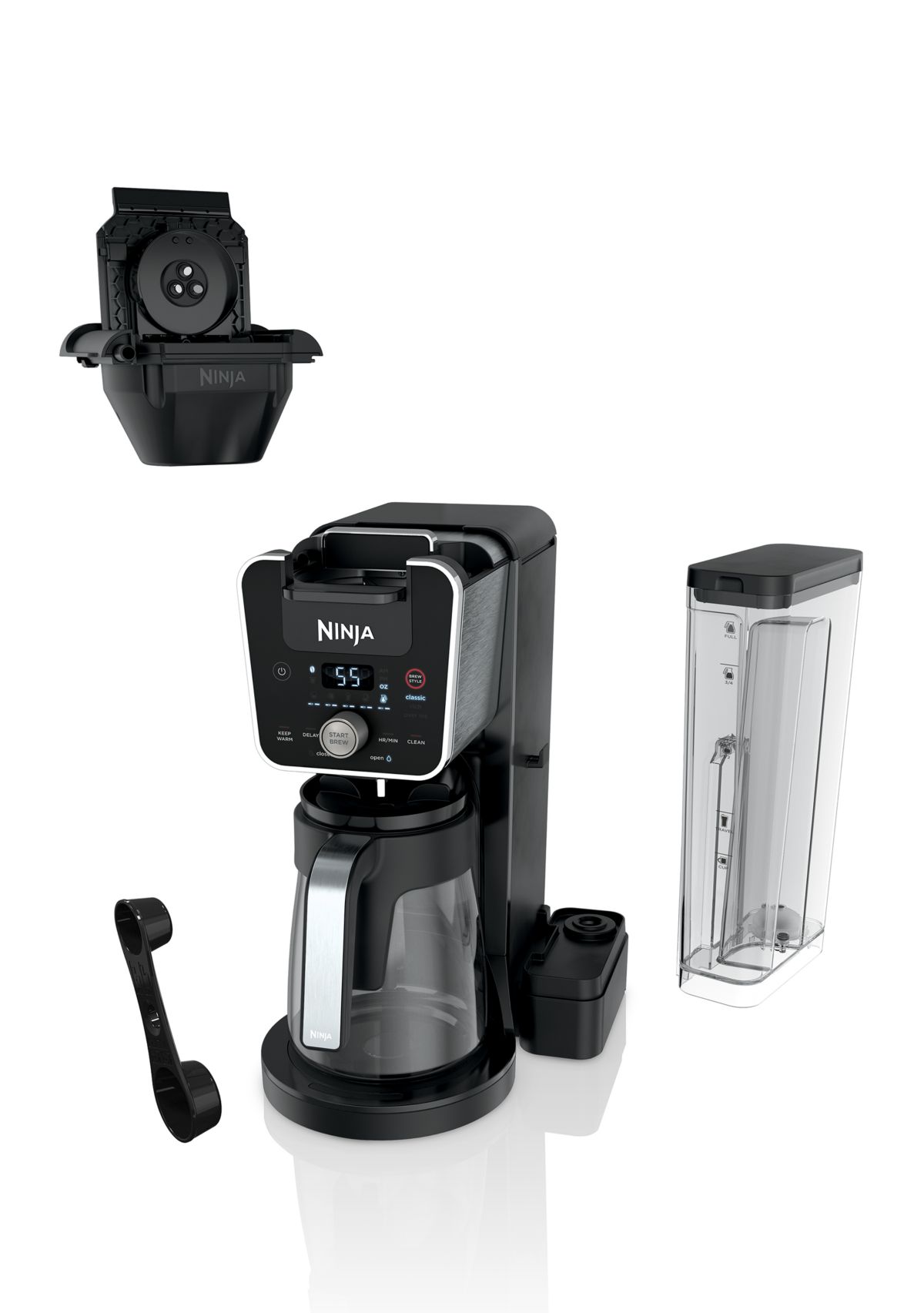 DualBrew Coffeemaker for Pods or Grounds