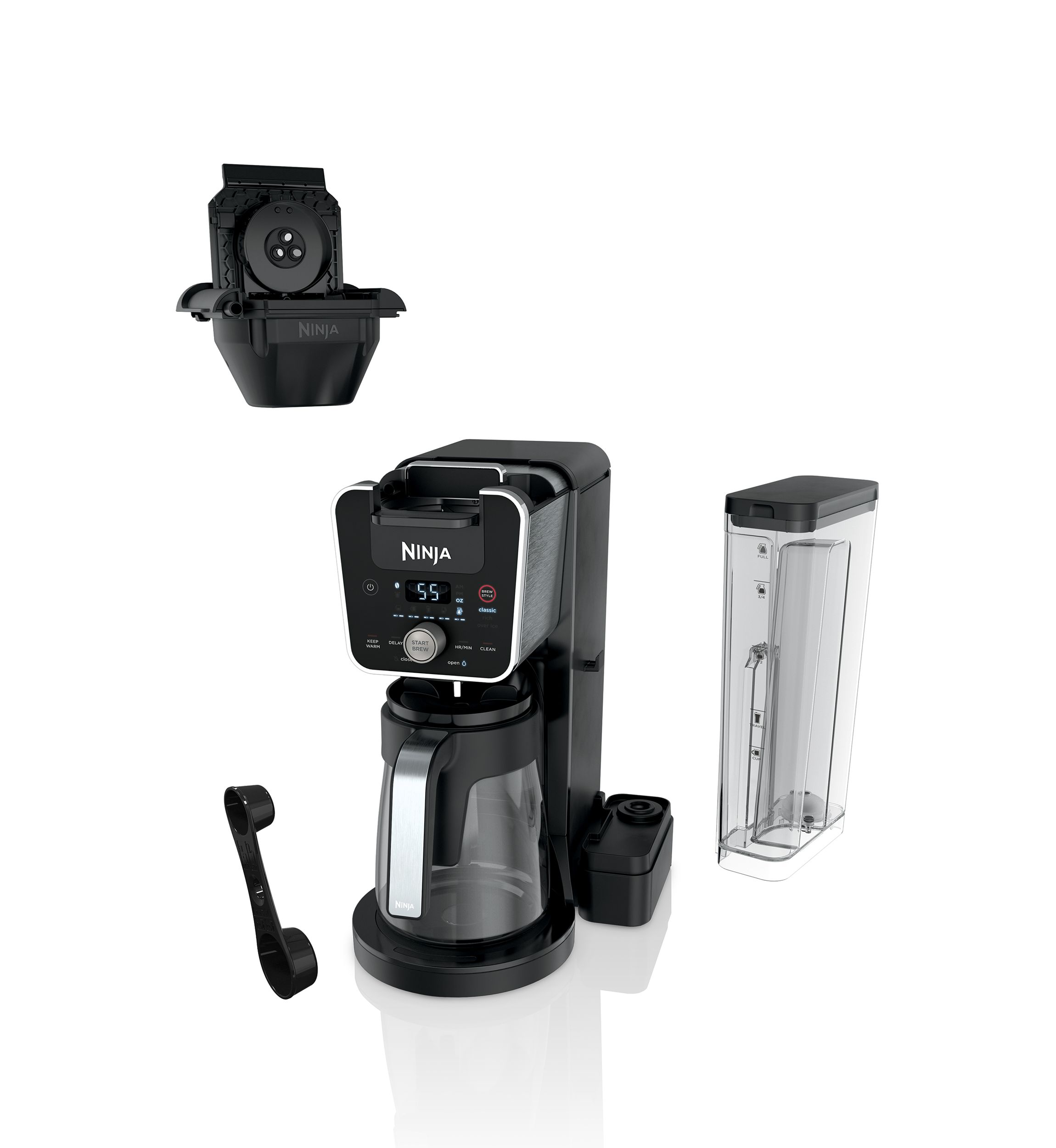 DualBrew Coffeemaker for Pods or Grounds