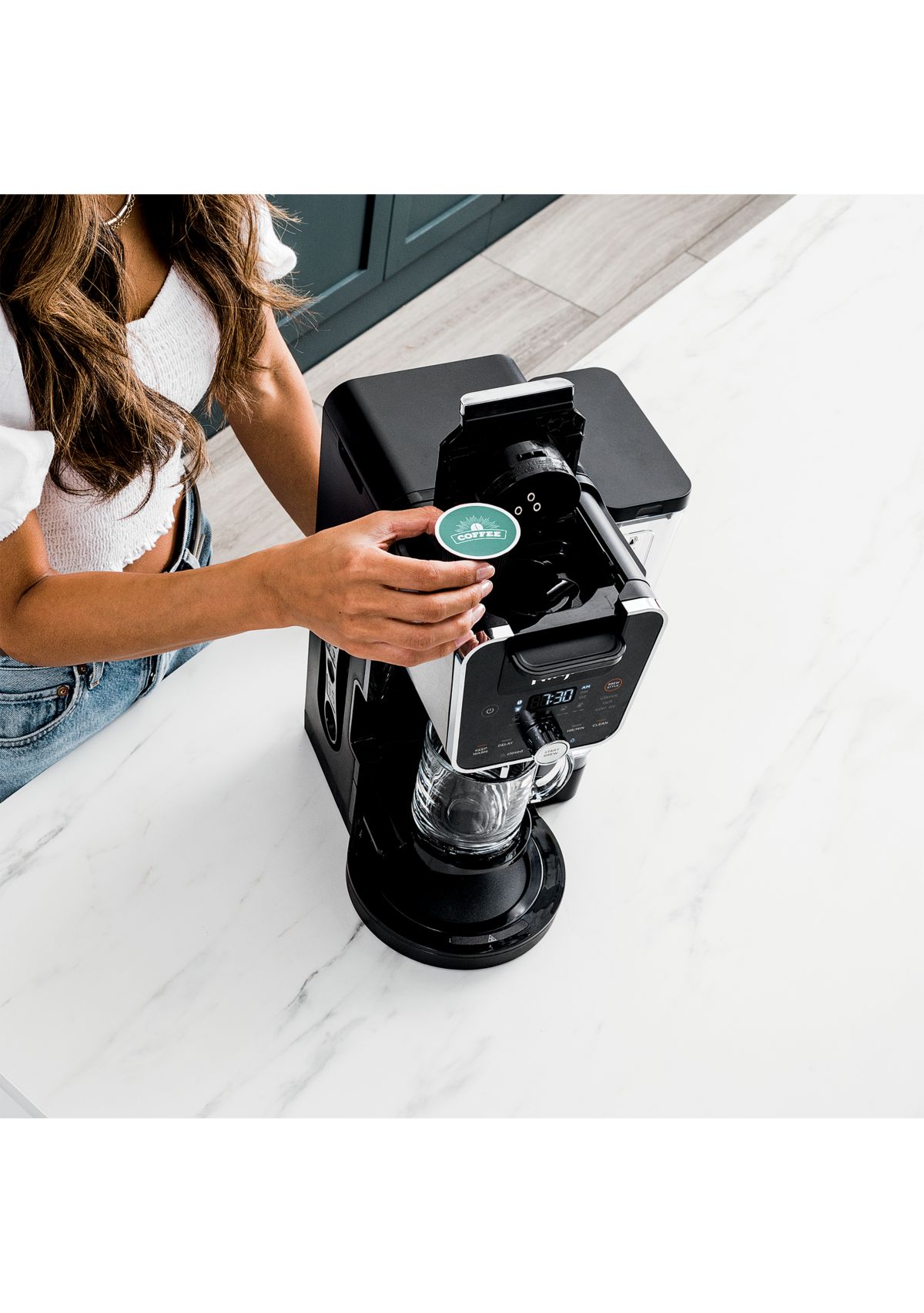 DualBrew Coffeemaker for Pods or Grounds