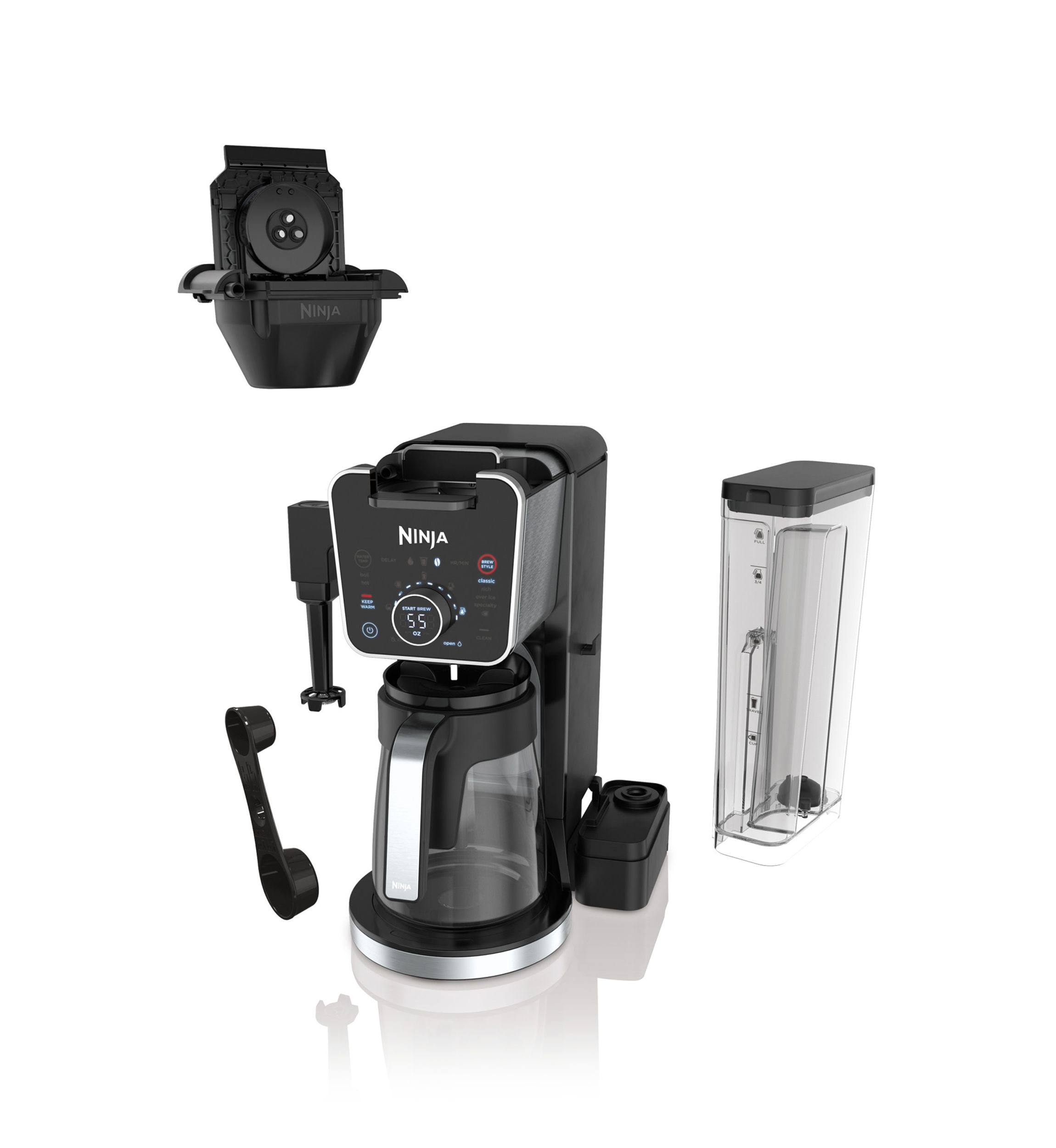 Dual Brew Pro Specialty Coffee System, Single-Serve, Compatible with K-Cups & 12-Cup Drip Coffee Maker