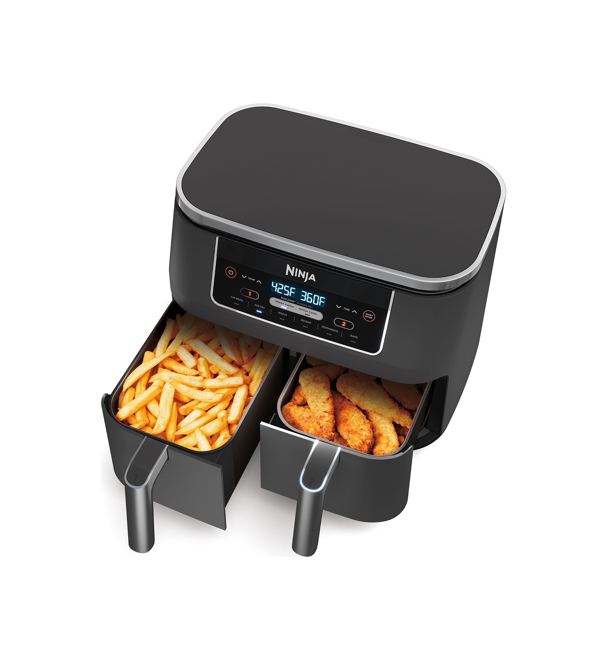 Ninja Foodi 6in1 8qt Two Basket Air Fryer w/ DualZone Technology