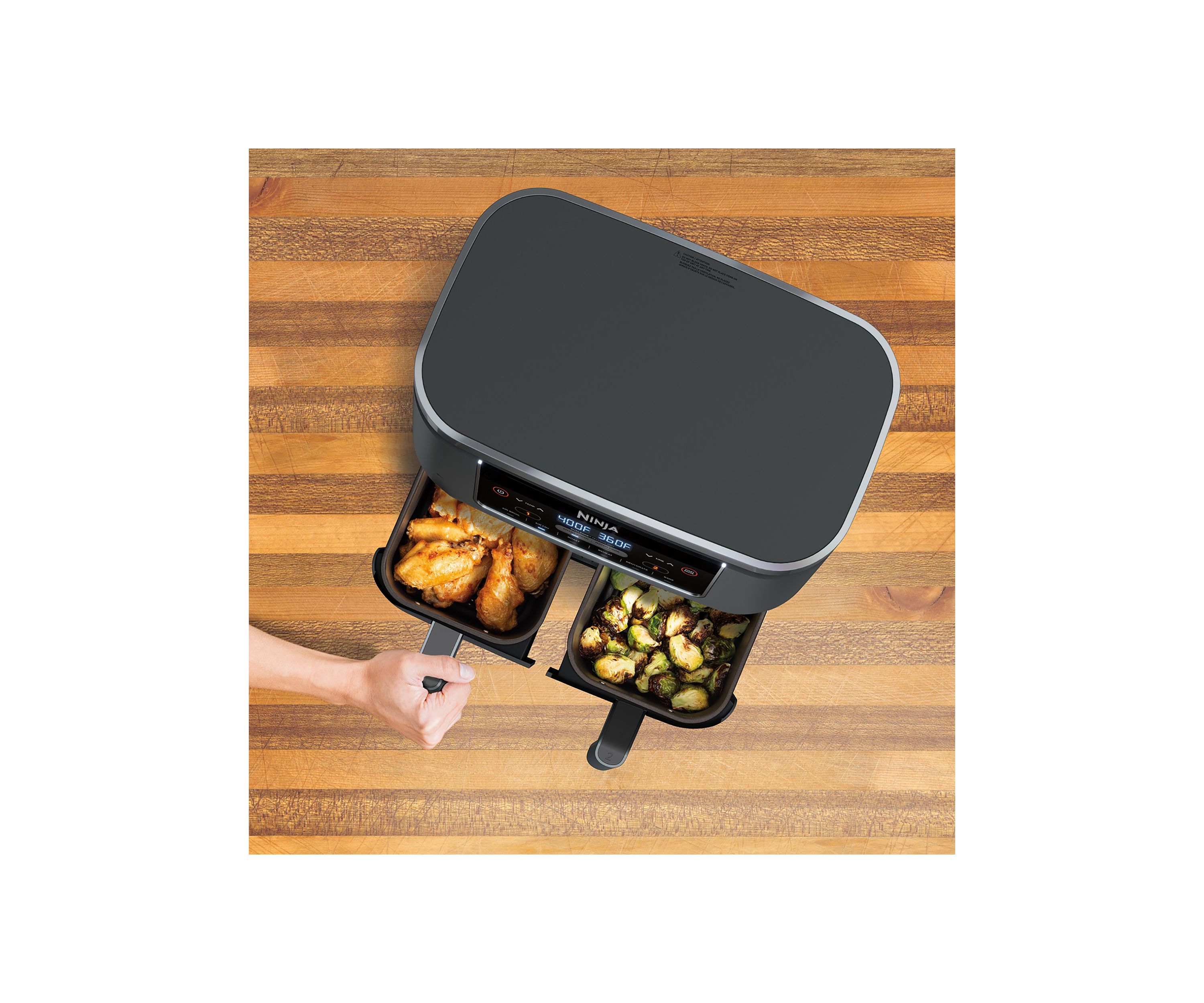 Foodi 6in1 8qt Two Basket Air Fryer w/ DualZone Technology