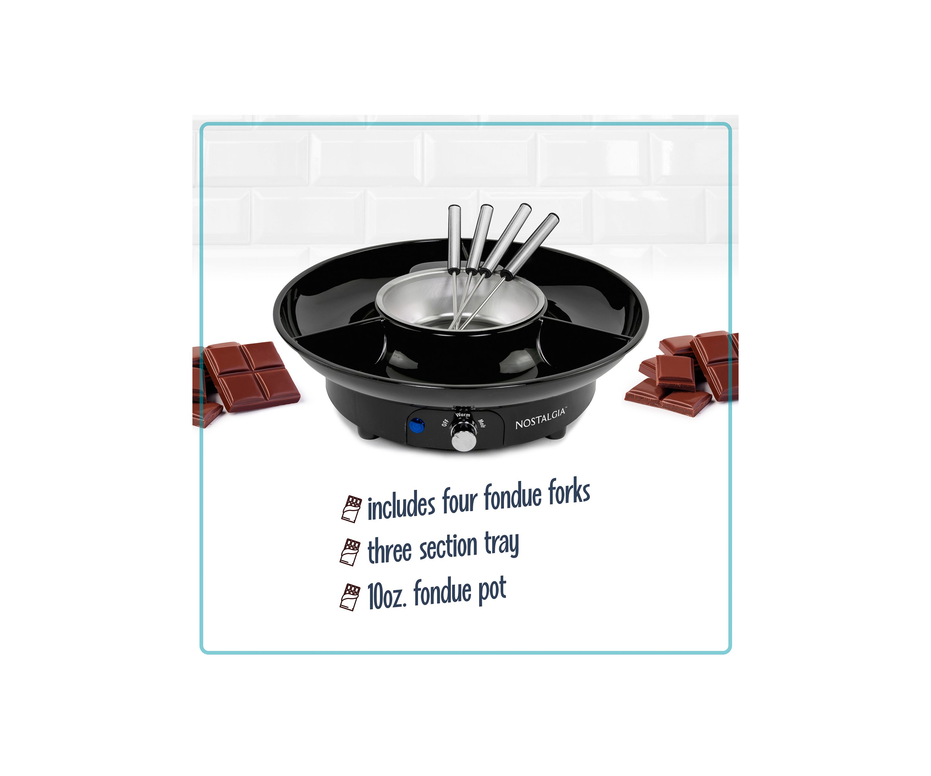 10 Ounce Fondue Party Set