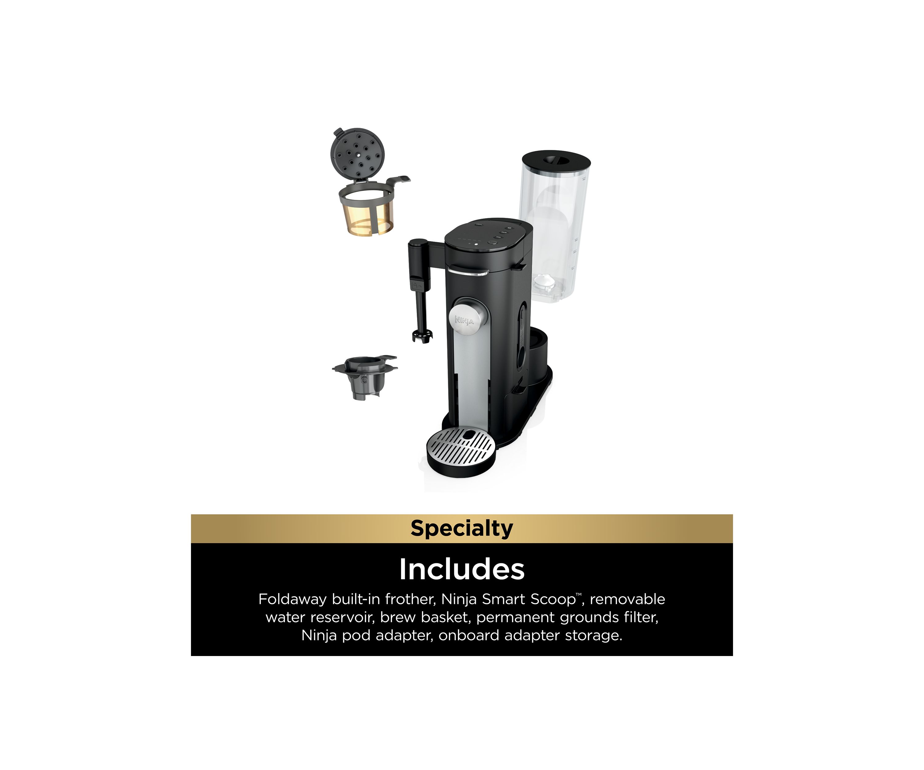 Pods & Grounds Specialty Single Serve Coffee Maker