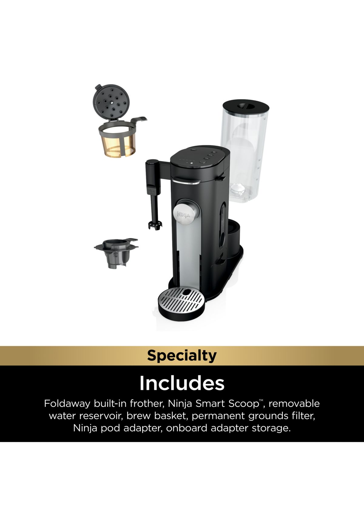 Pods & Grounds Specialty Single Serve Coffee Maker