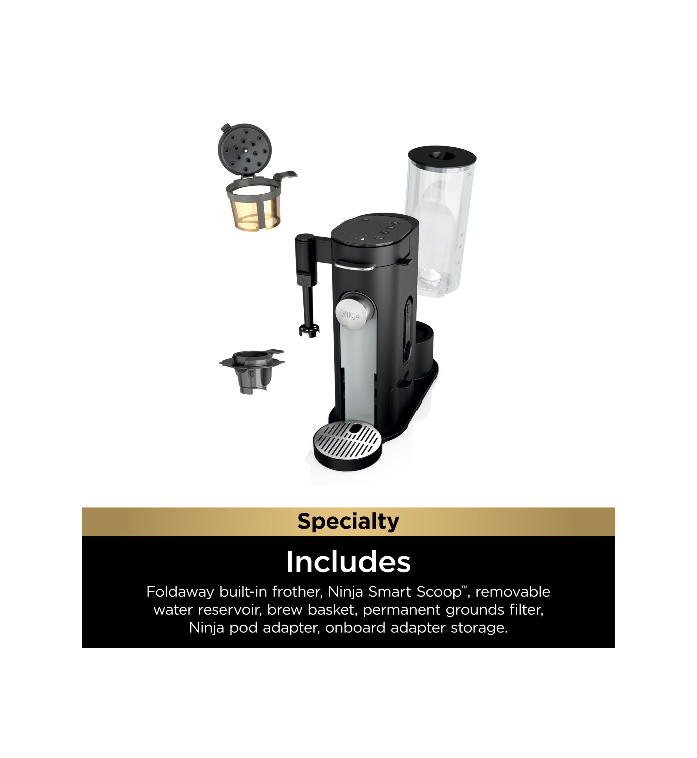 Pods & Grounds Specialty Single Serve Coffee Maker