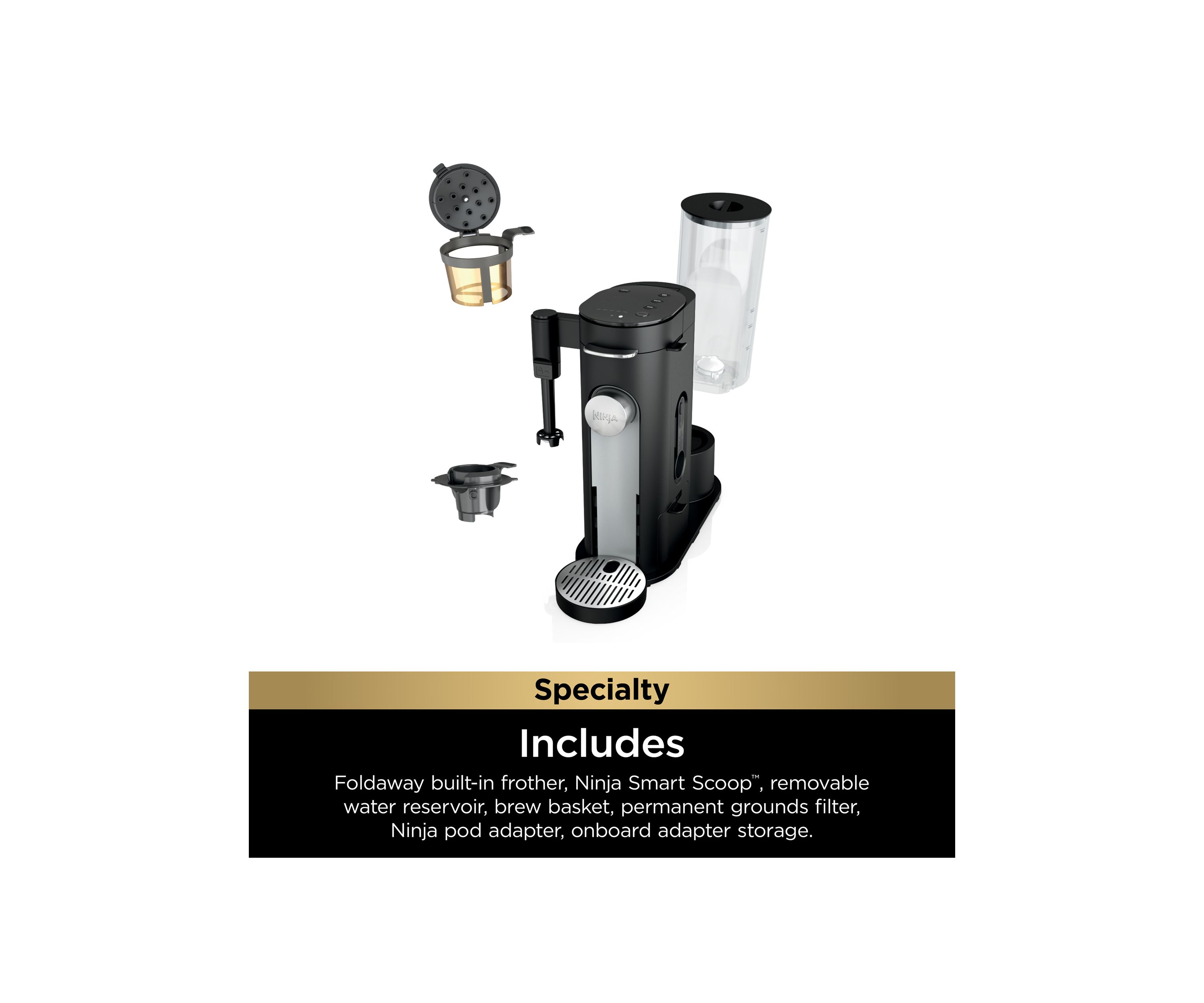Pods & Grounds Specialty Single Serve Coffee Maker