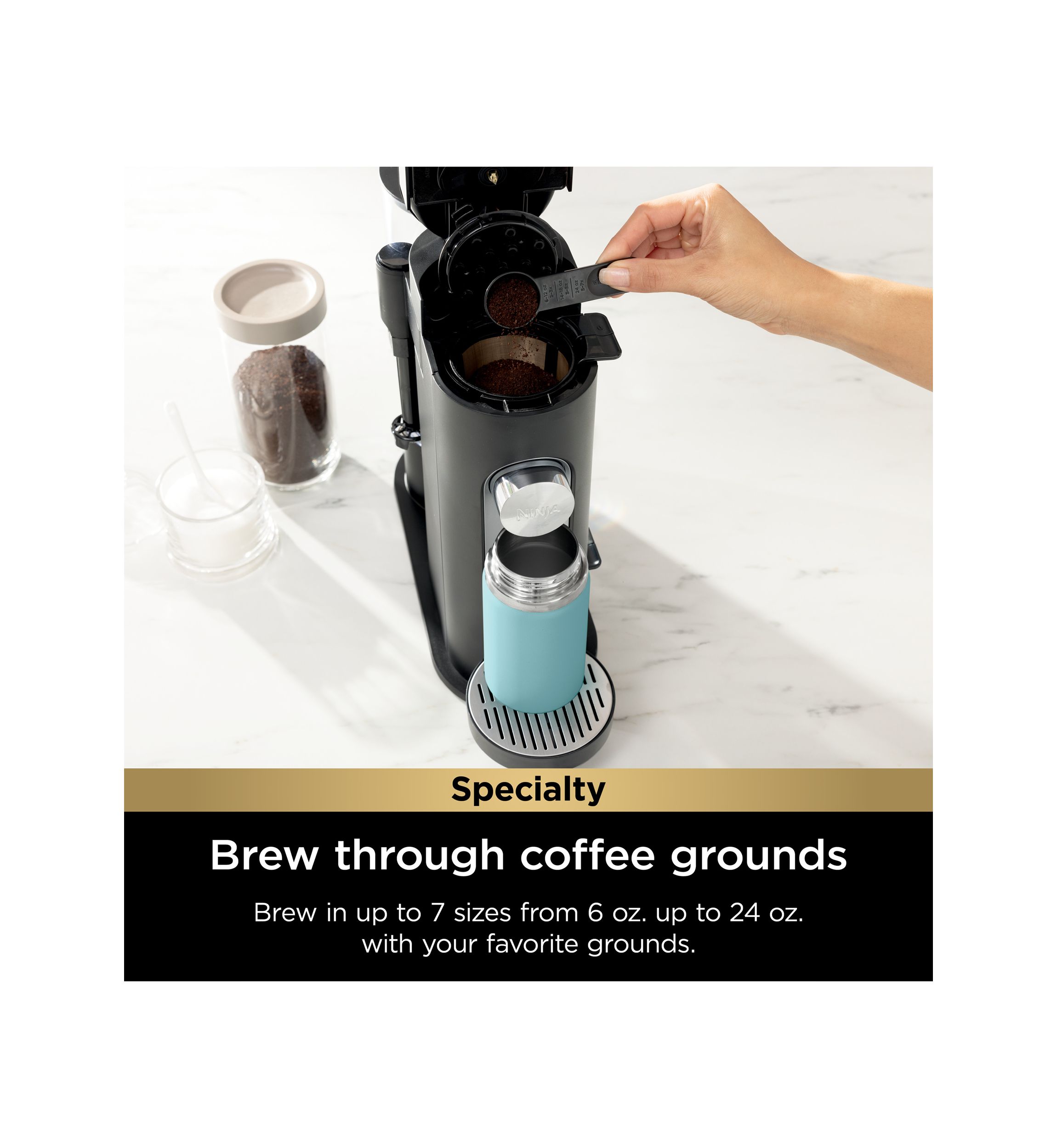 Pods & Grounds Specialty Single Serve Coffee Maker