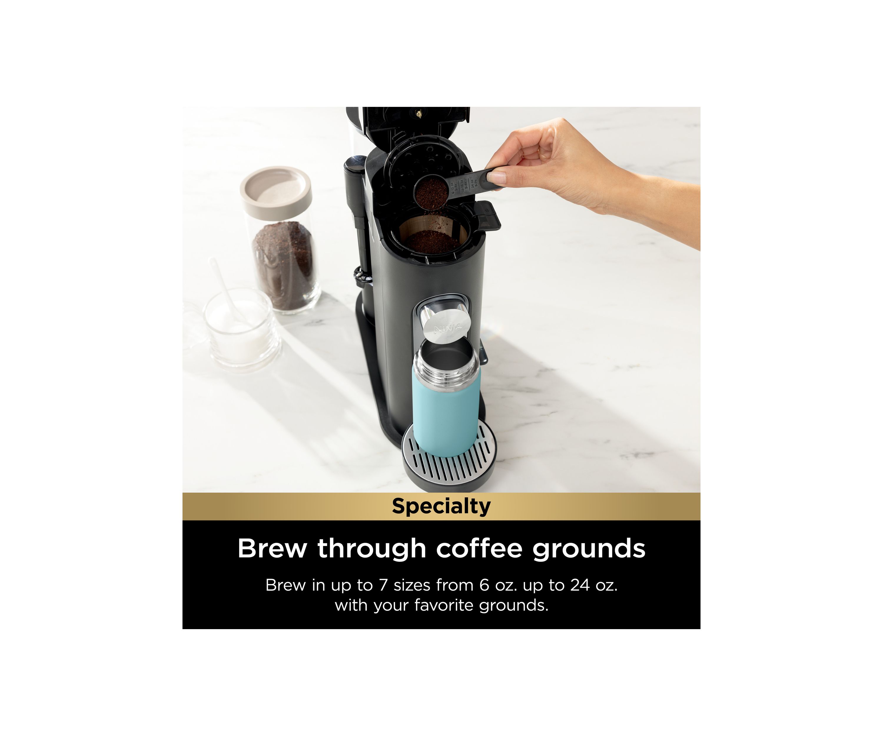 Pods & Grounds Specialty Single Serve Coffee Maker