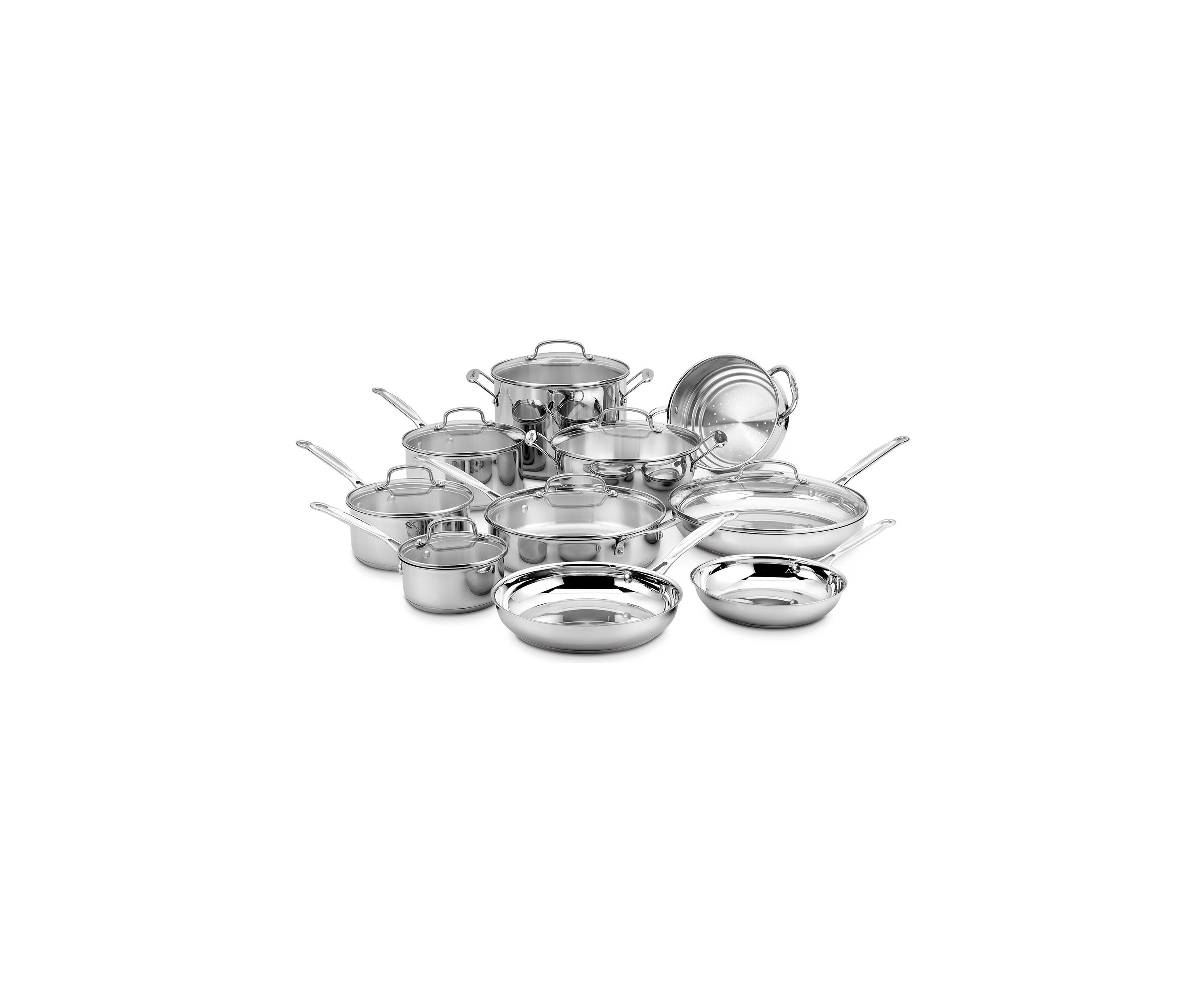  Chefs Classic Stainless Cookware 17 Piece Set - 7717N