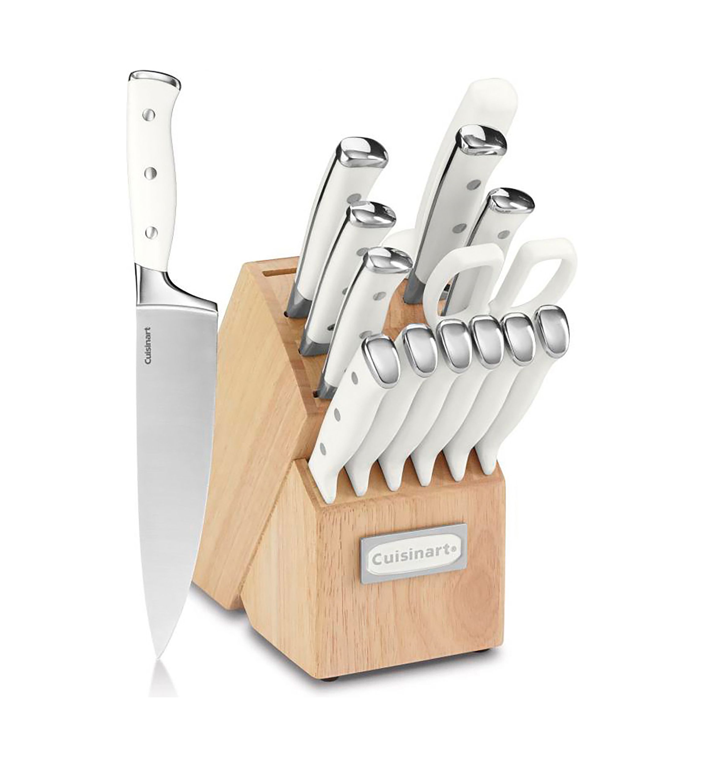 Triple Rivet Cutlery Block - Set of 15  