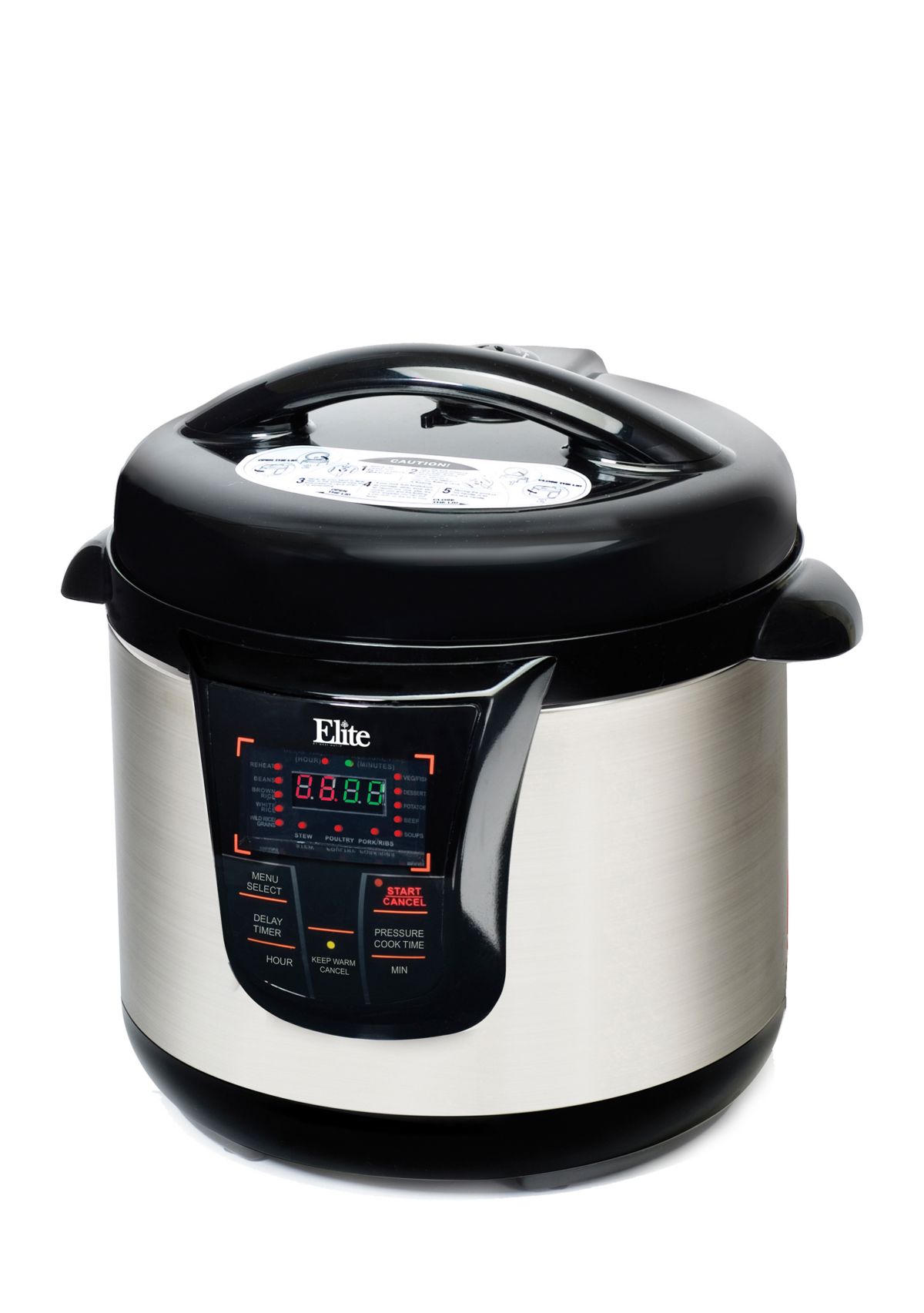 Elite Platinum 8-qt. Digital Pressure Cooker EPC808 - Online Only