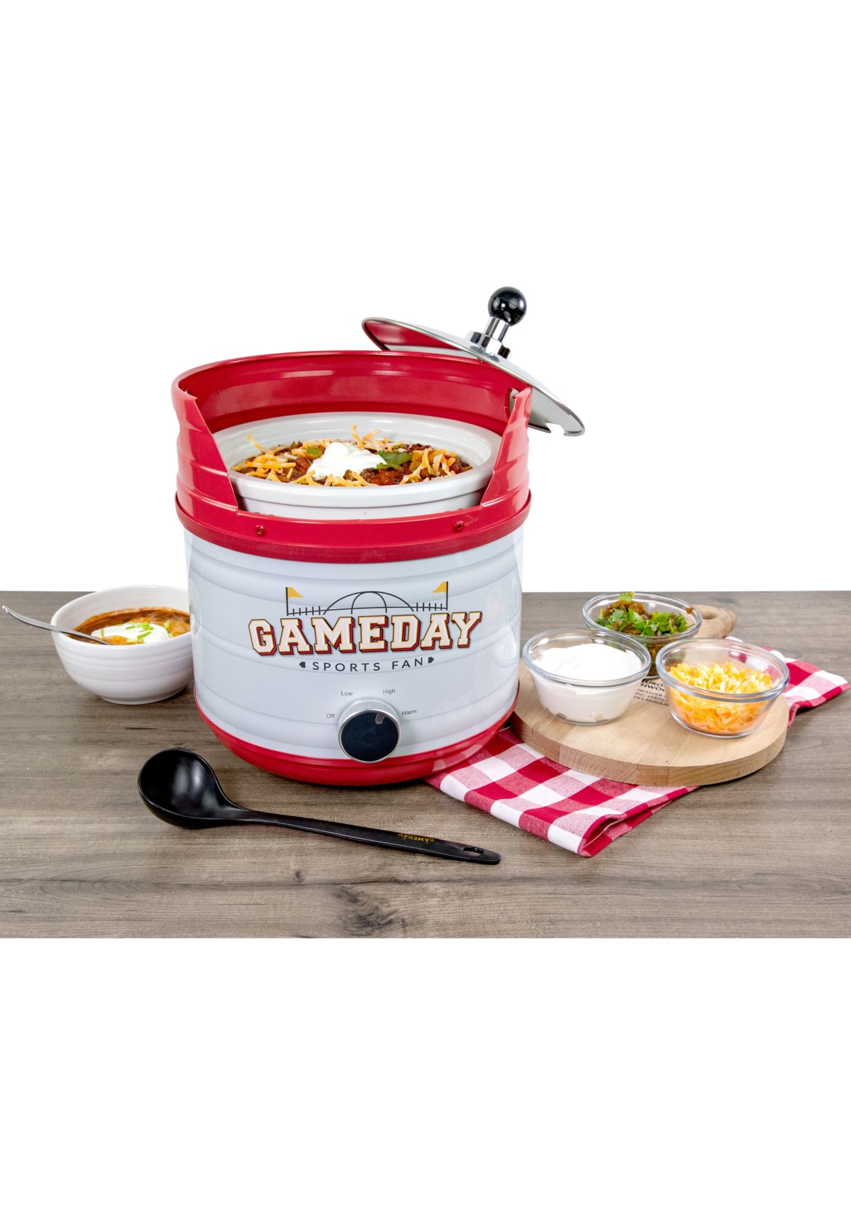 Game Day Kickin’ Keg Cooker Slow Cooker