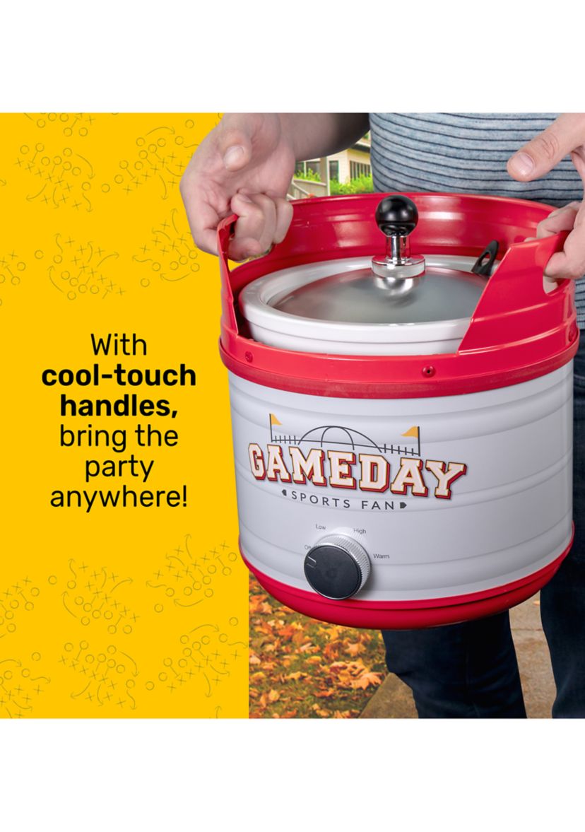 Game Day Kickin’ Keg Cooker Slow Cooker