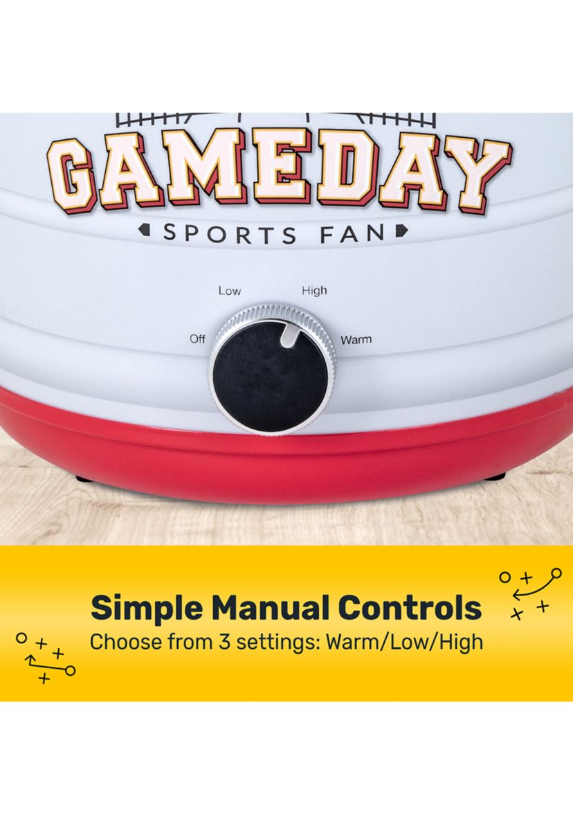 Game Day Kickin’ Keg Cooker Slow Cooker