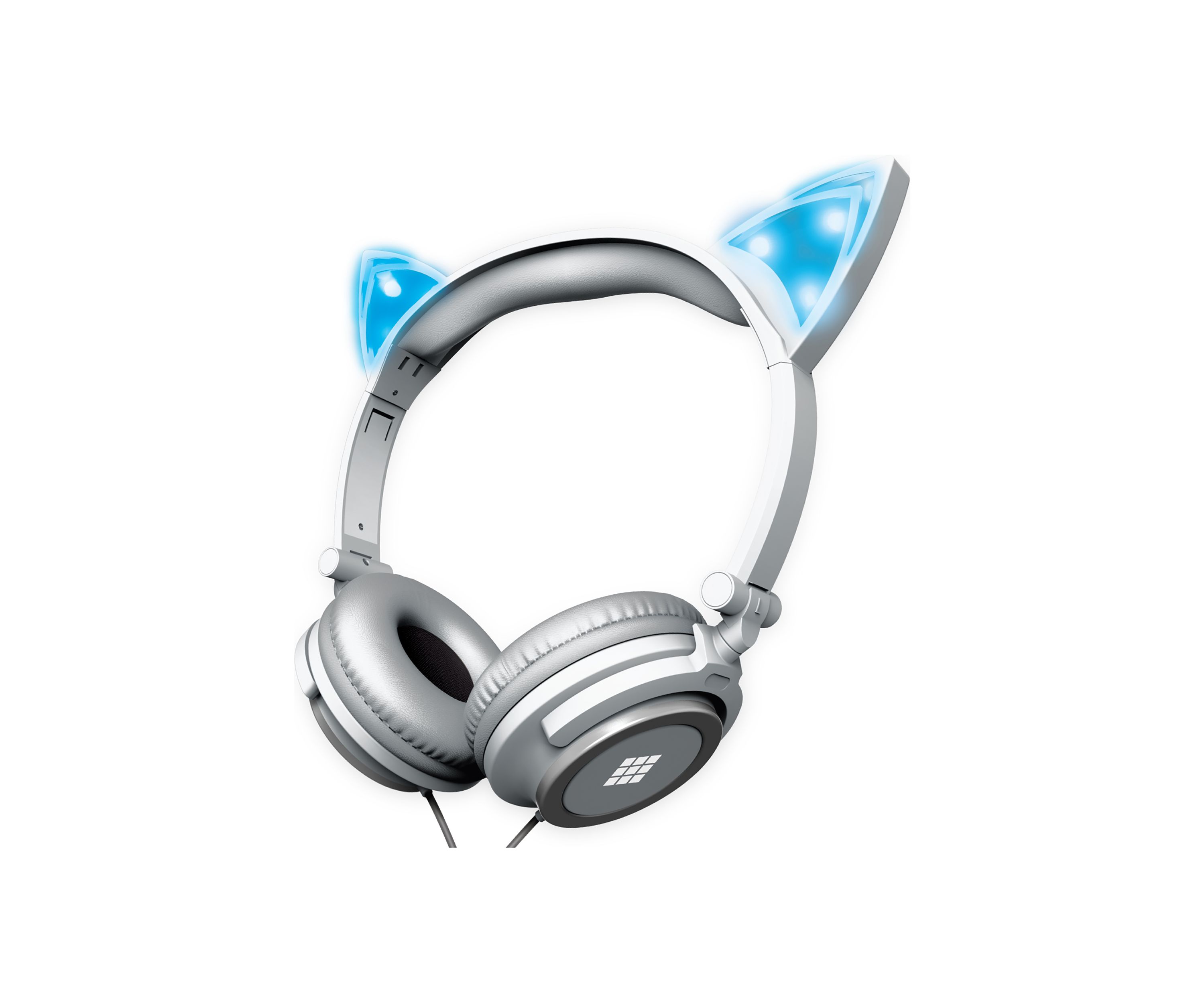 Kids Cat Ear Headphones with Light-up Ears