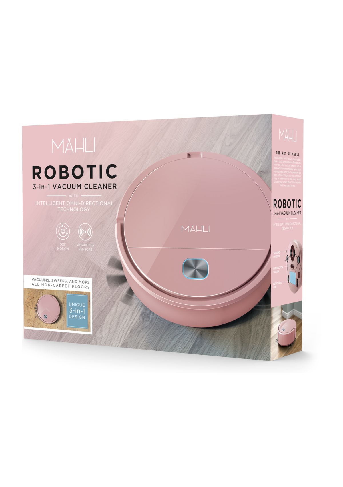 Robotic 3-in-1 Vacuum Cleaner