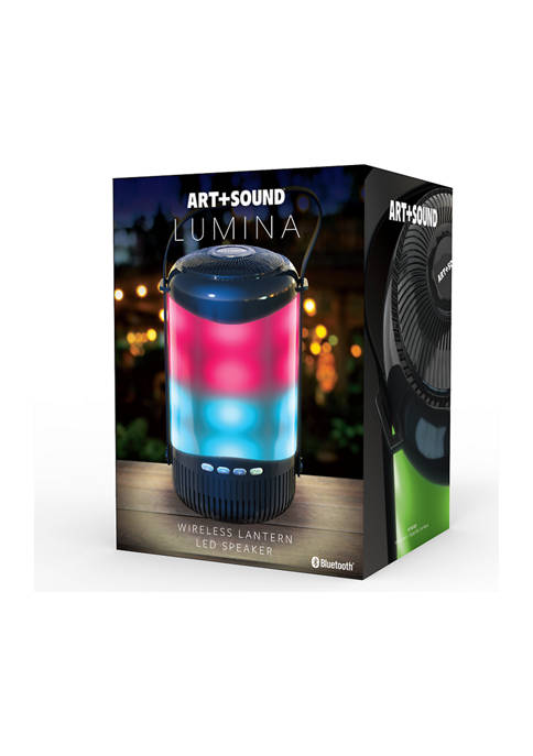 Art + Sound Wireless Lantern LED Speaker