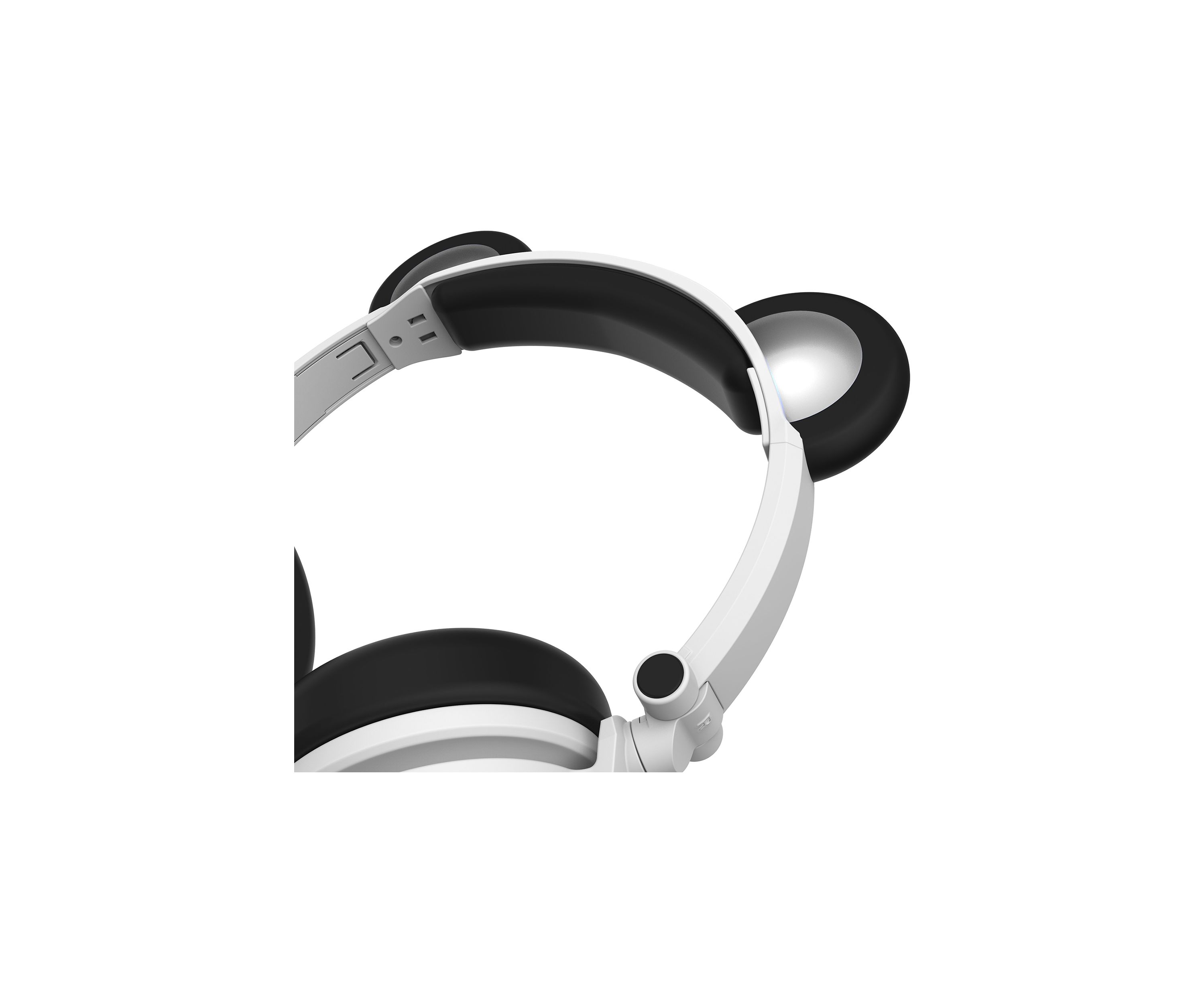 Light Up LED Panda Headphones