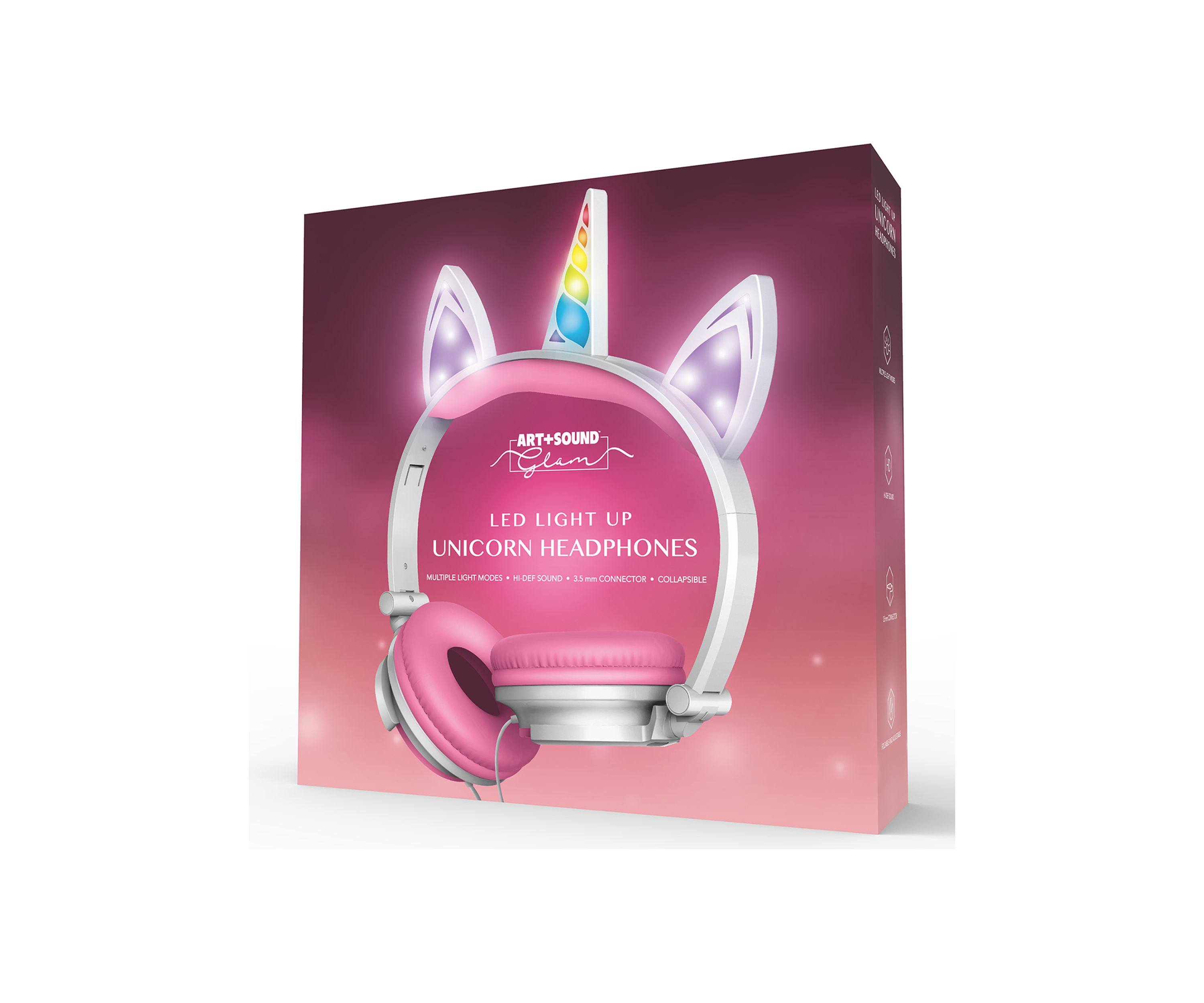 LED Light Up Unicorn Headphones