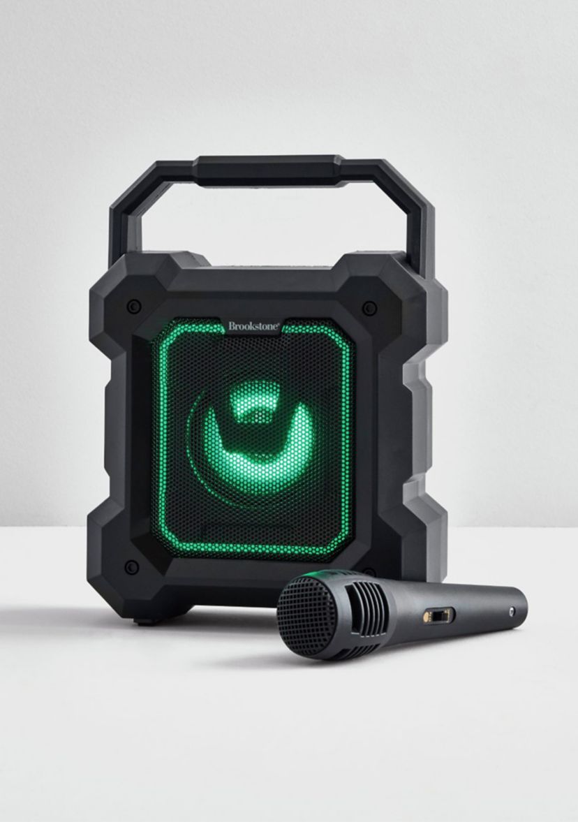 Mini Light Up Boombox with Mic