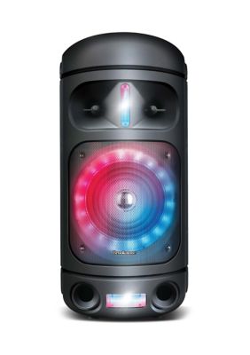 Brookstone Rumble Tower Wireless LED Speaker belk