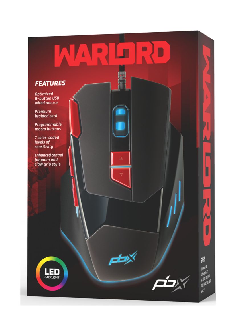Warlord Wired Gaming Mouse