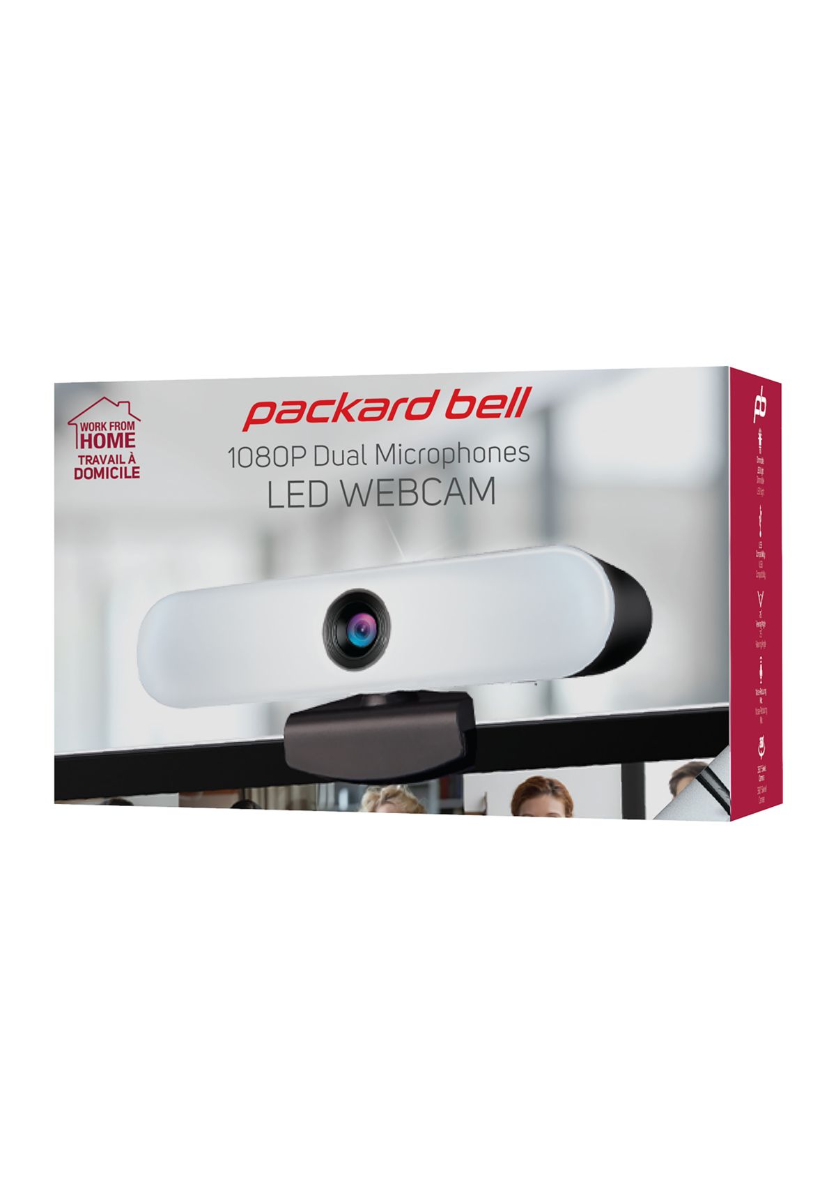 1080P Webcam with Ring Light