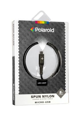 Polaroid 5 Foot Charge & Sync Cable Micro-Usb