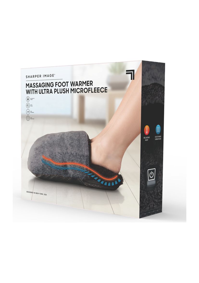 Massaging Foot Warmer with Ultra Plush Microfleece 