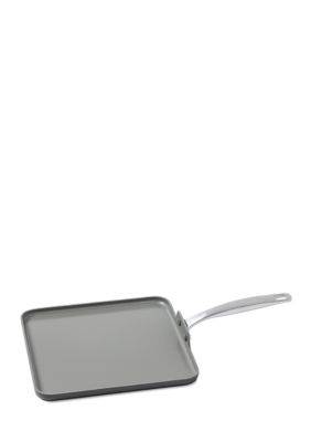 GreenPan Grey Chatham 11-in. Ceramic Non-Stick Square Griddle