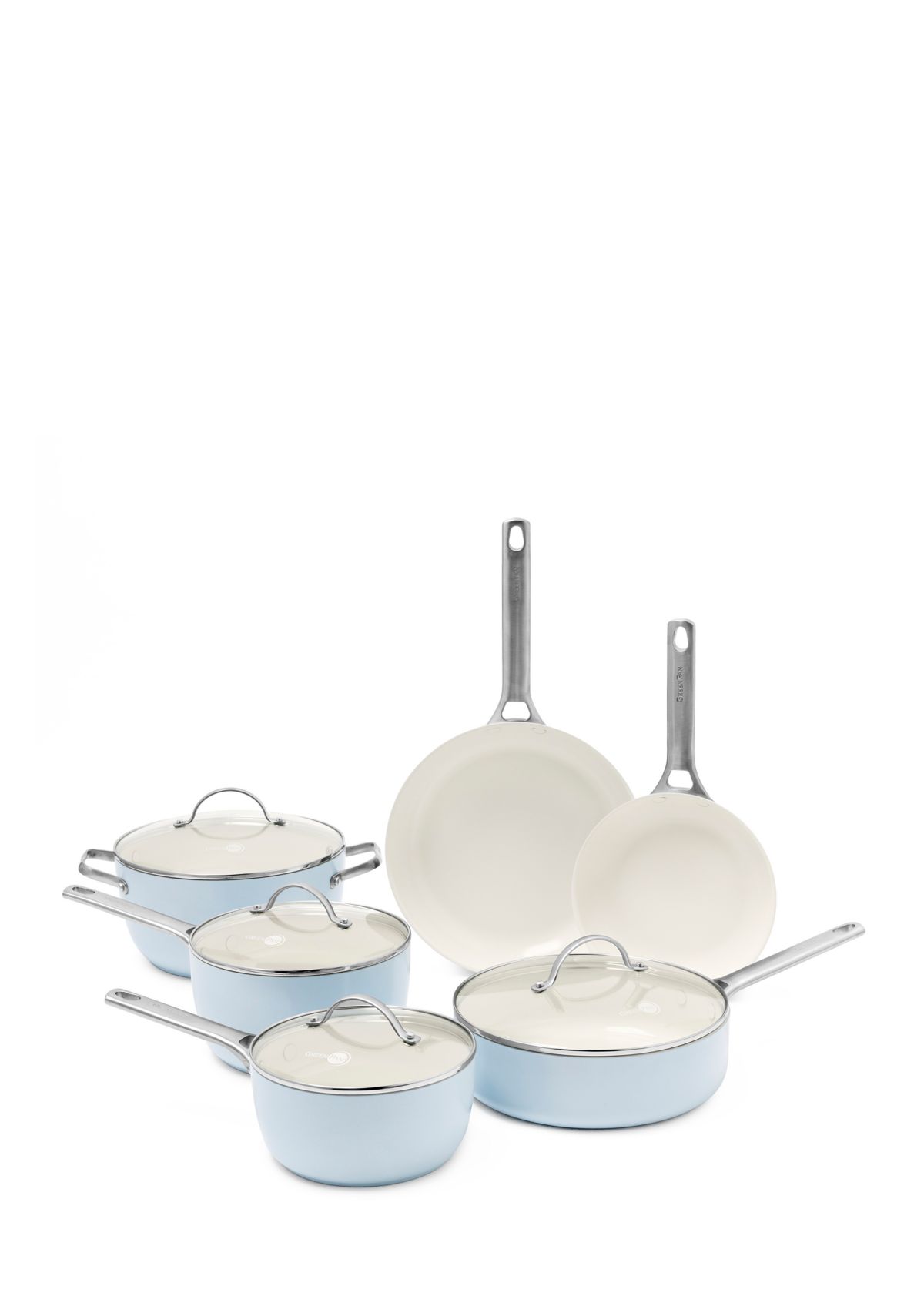 Padova Ceramic Non-Stick 10 Piece Cookware Set
