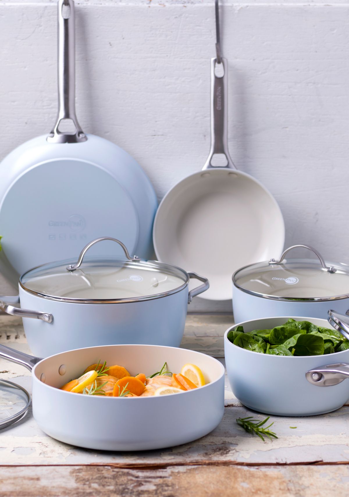 Padova Ceramic Non-Stick 10 Piece Cookware Set