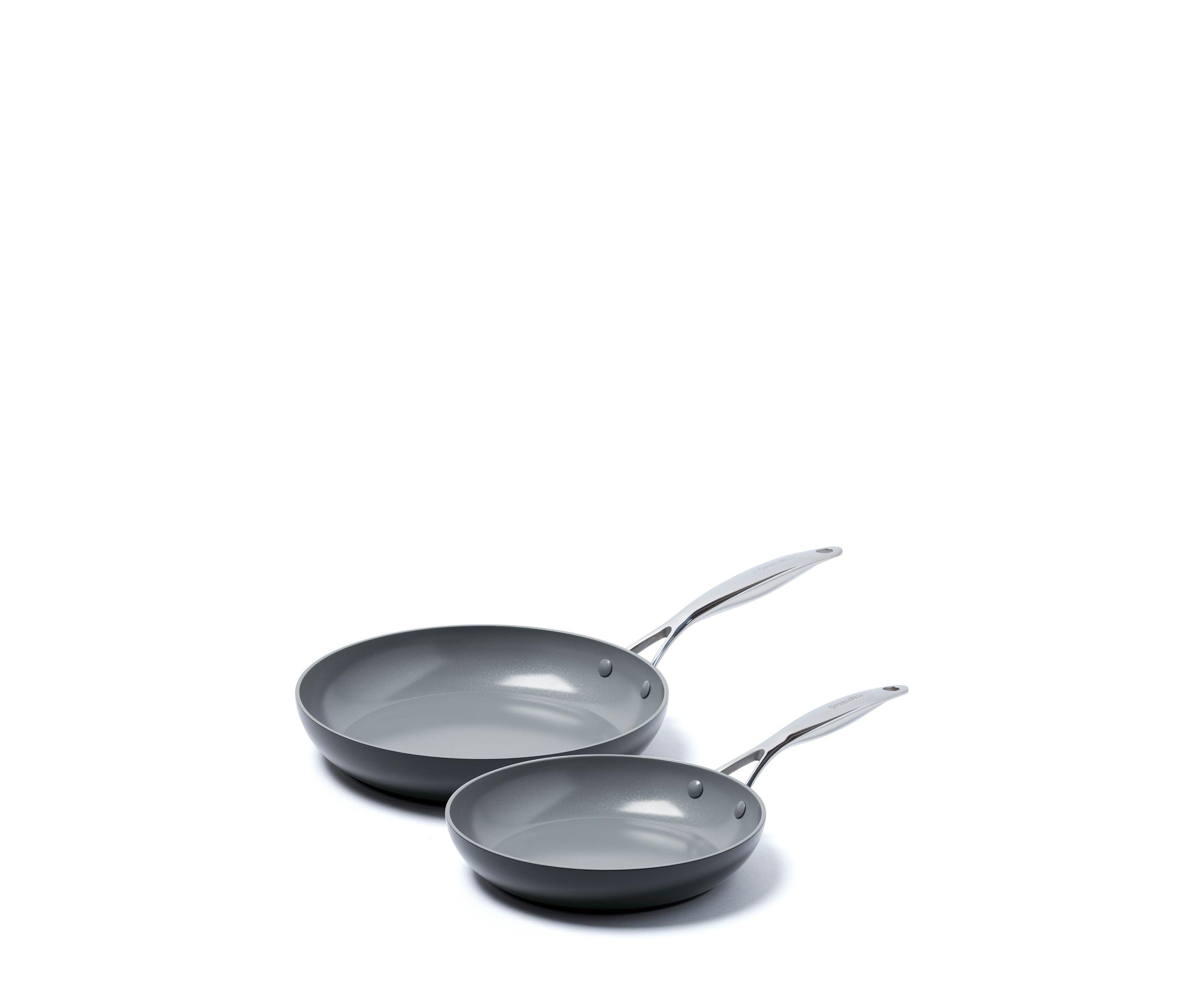 Valencia Pro Magneto 10-inch and 12-inch Ceramic Non-Stick Open Frypan Set