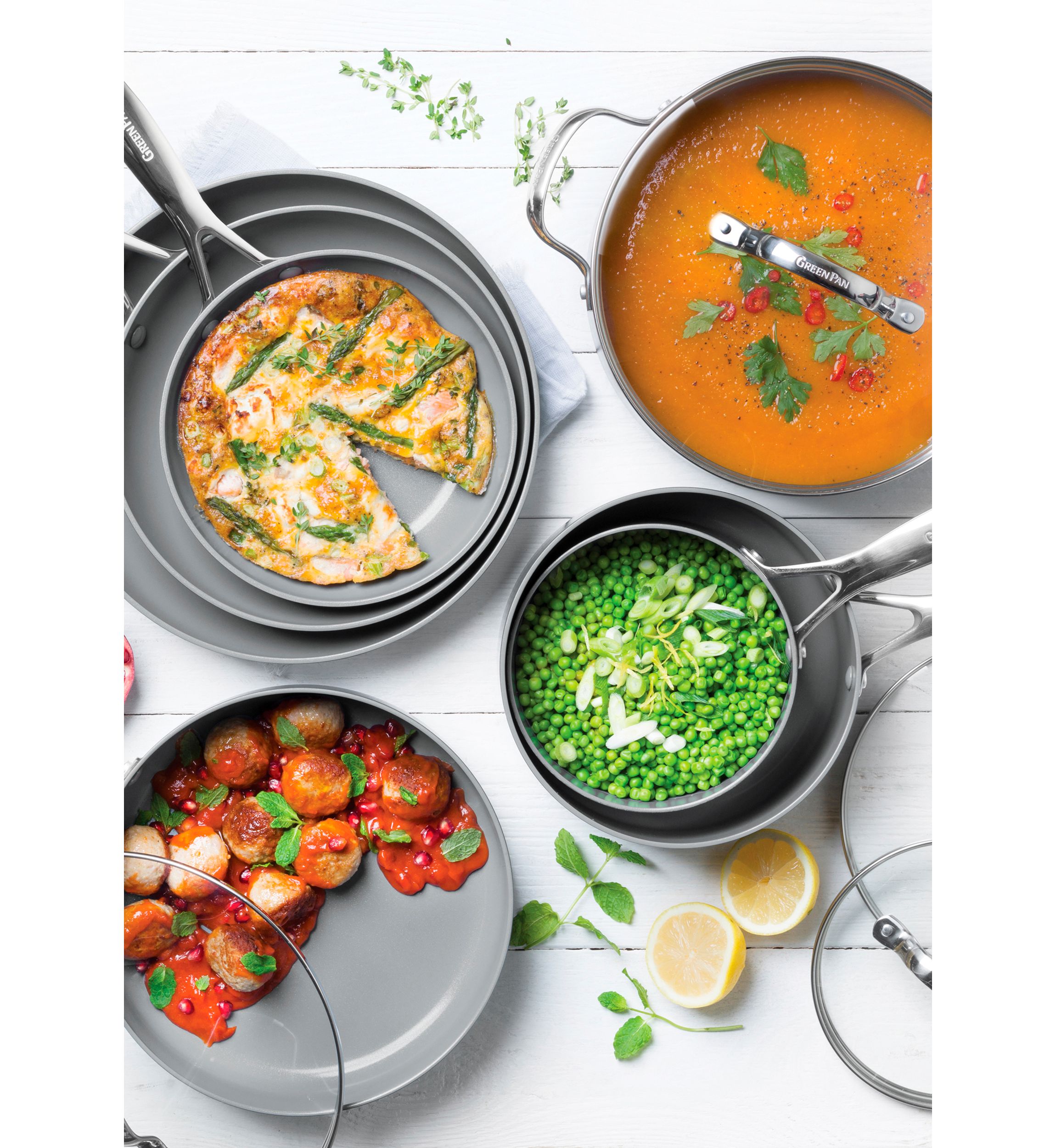Valencia Pro Magneto Ceramic Non-Stick 11 Piece Cookware Set