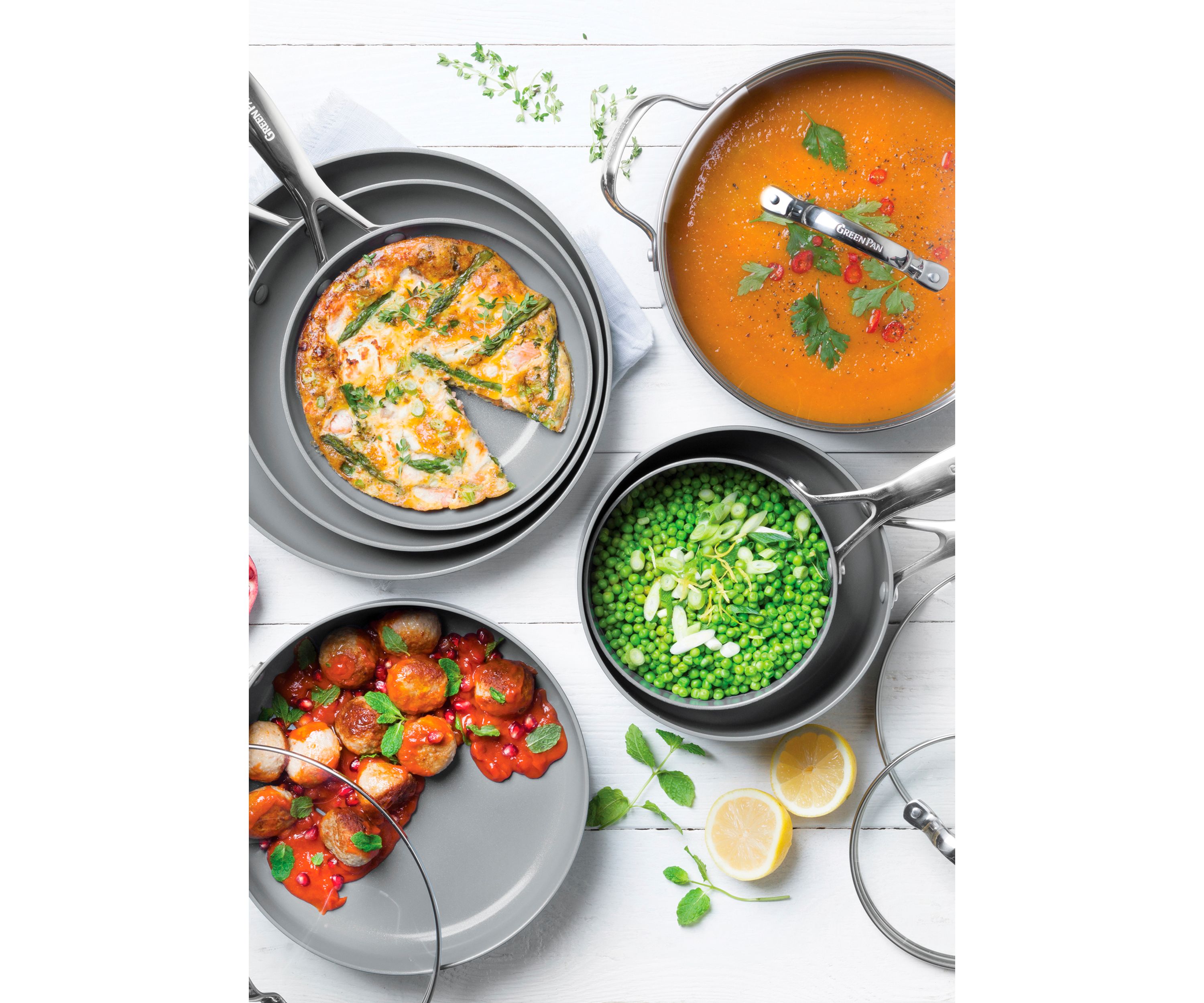 Valencia Pro Magneto Ceramic Non-Stick 11 Piece Cookware Set