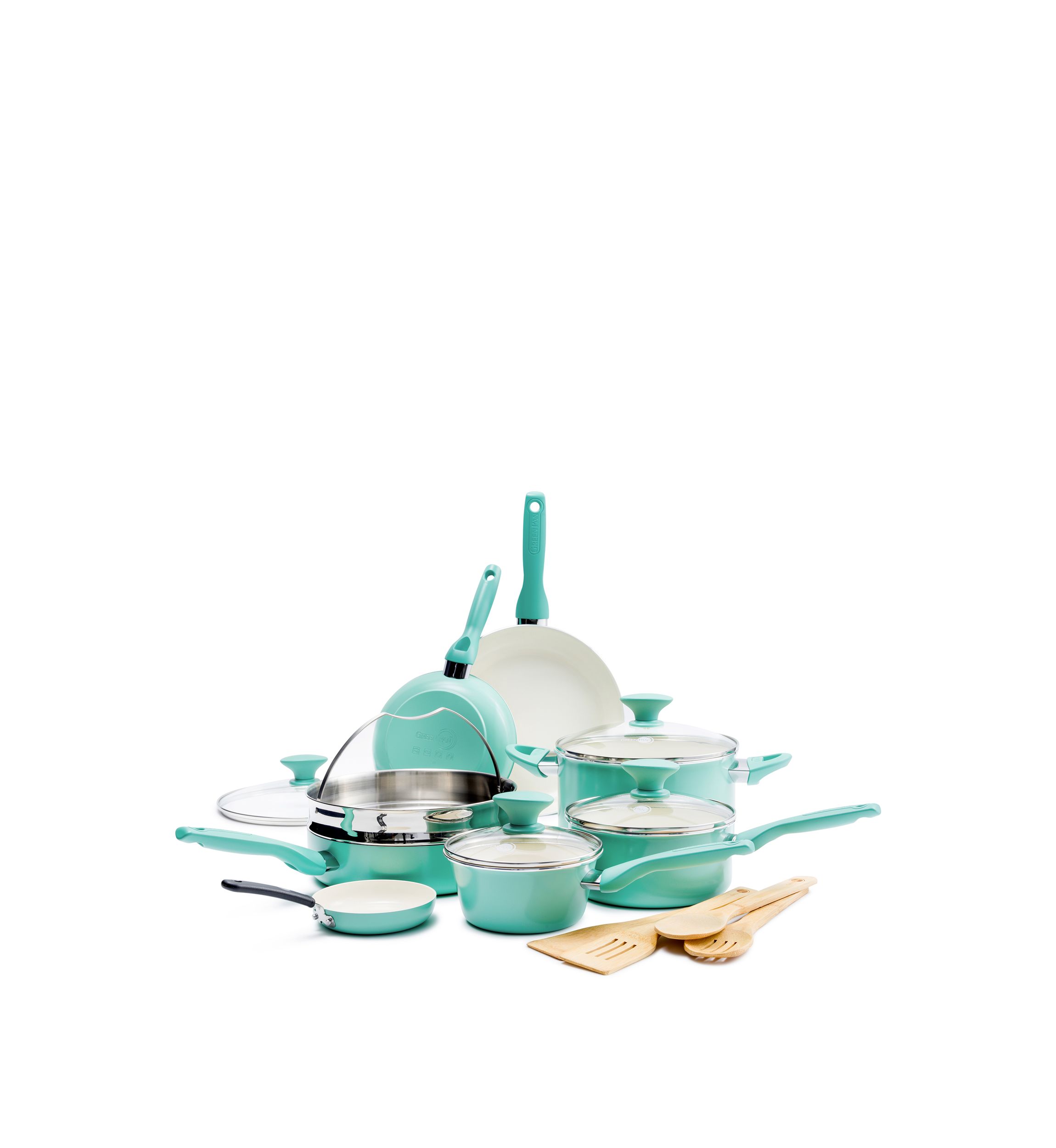 Rio 16 Piece Ceramic Cookware Set
