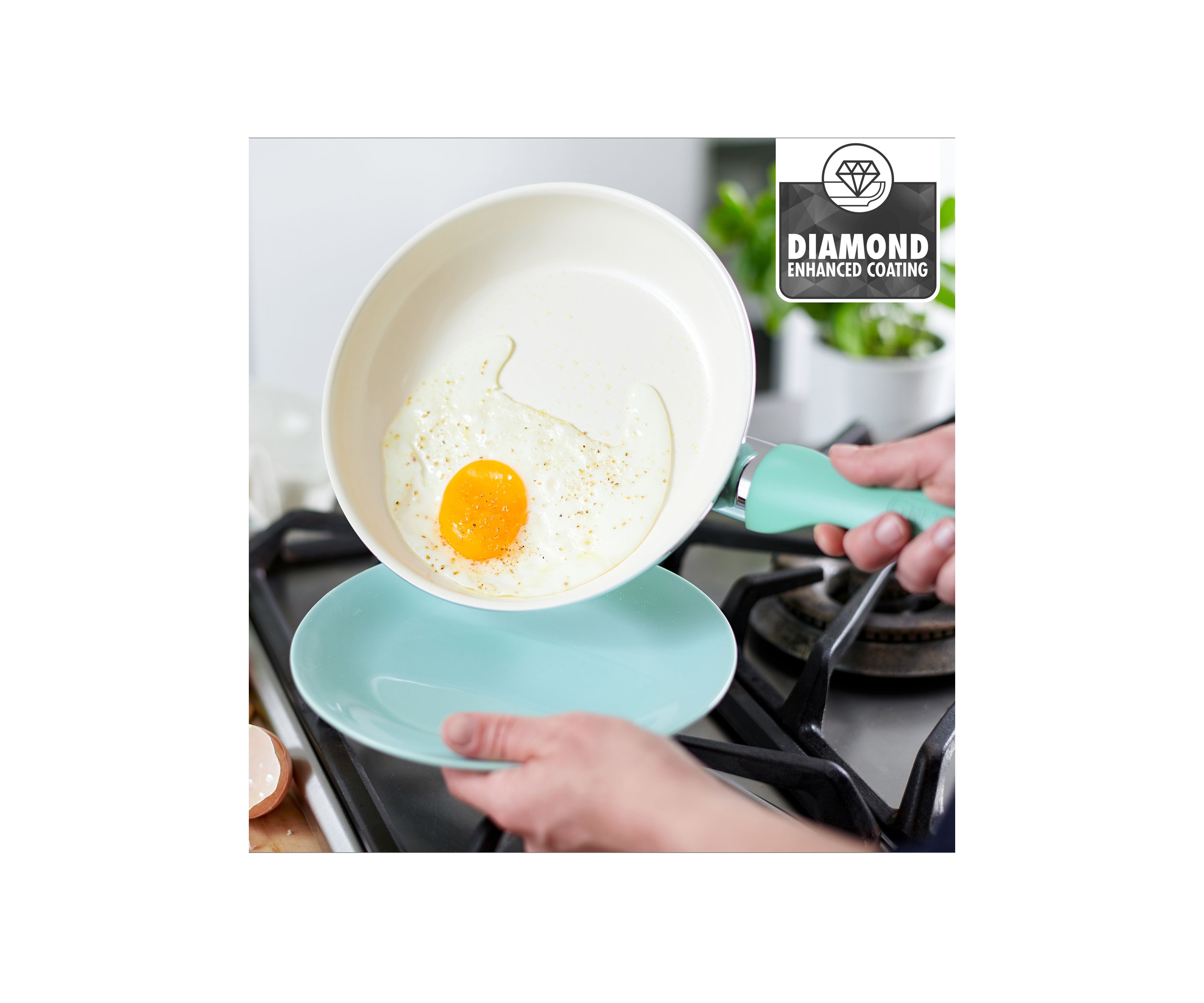 Rio 16 Piece Ceramic Cookware Set