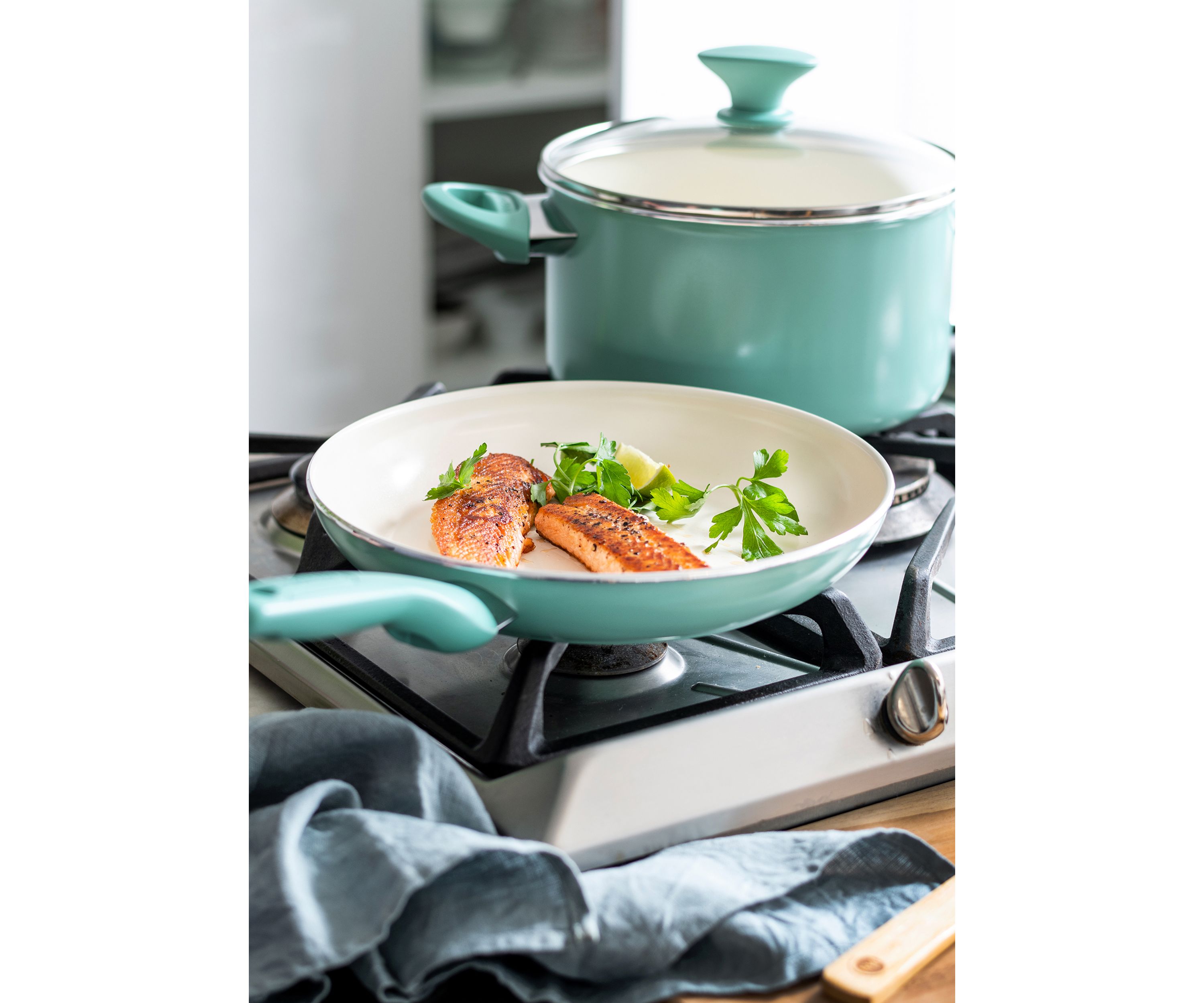 Rio 16 Piece Ceramic Cookware Set