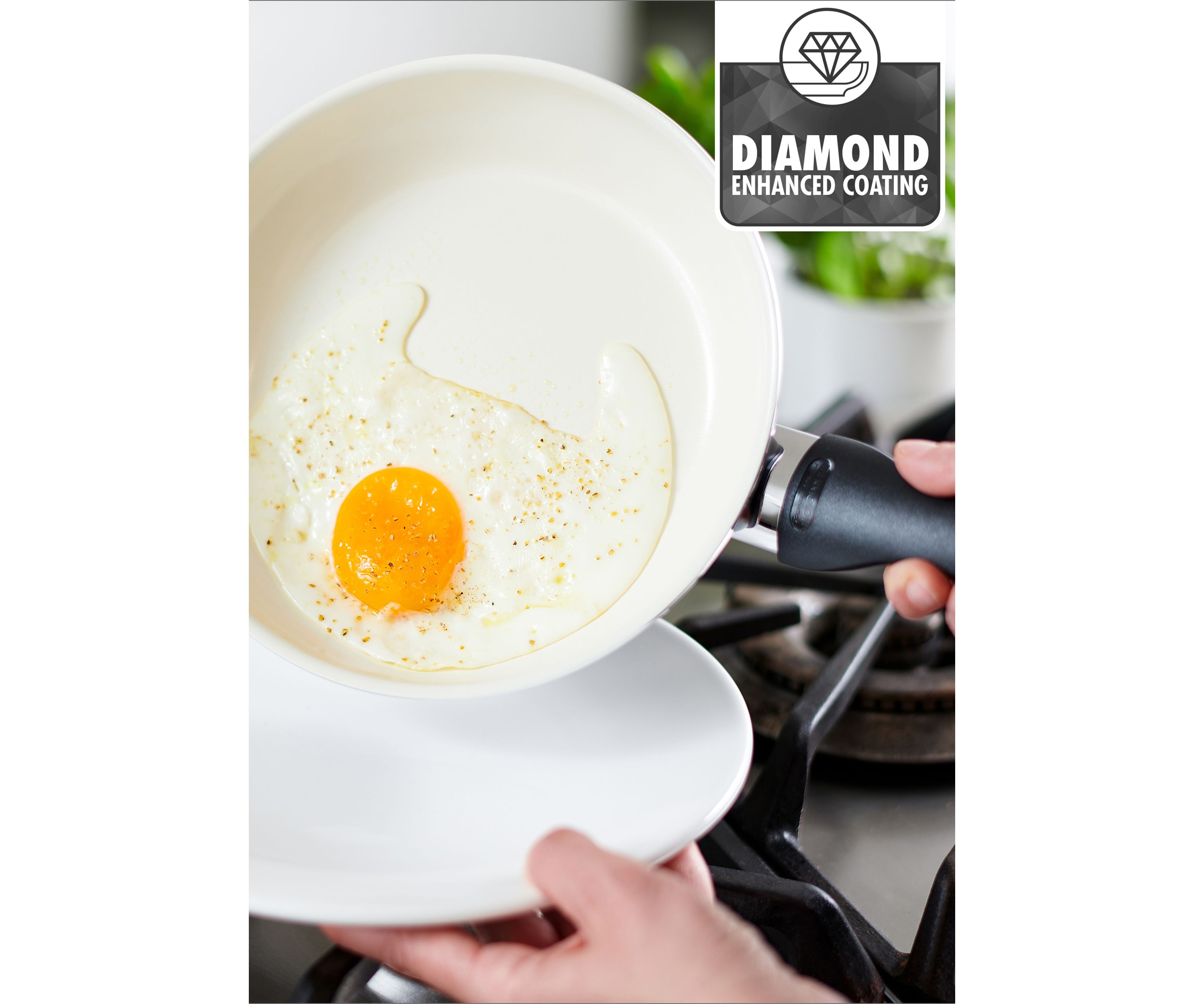 Rio Ceramic Nonstick Fry Pan Set