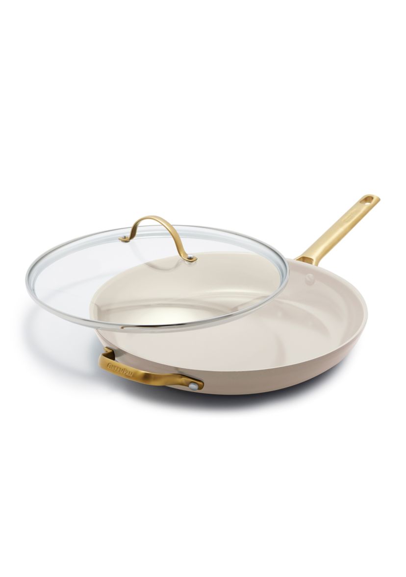 Reserve Ceramic Nonstick 12" Frypan with Helper Handle and Lid