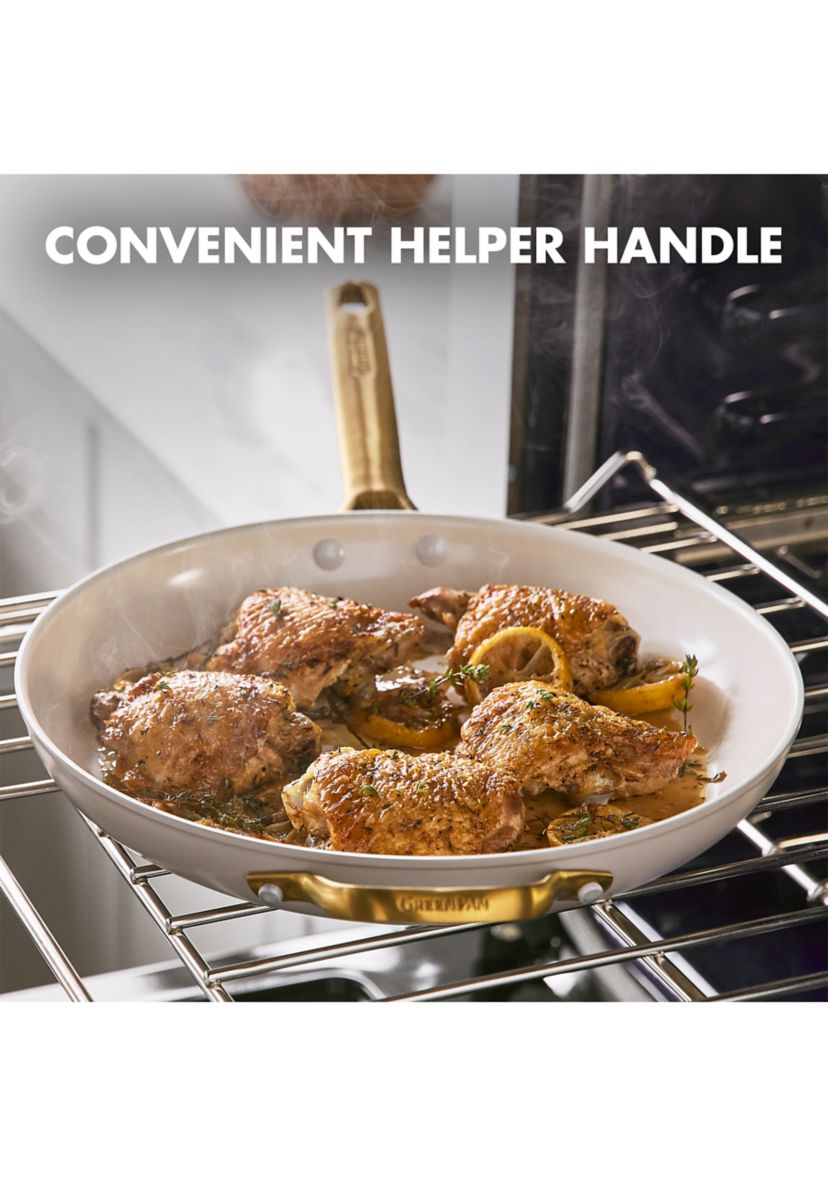 Reserve Ceramic Nonstick 12" Frypan with Helper Handle and Lid