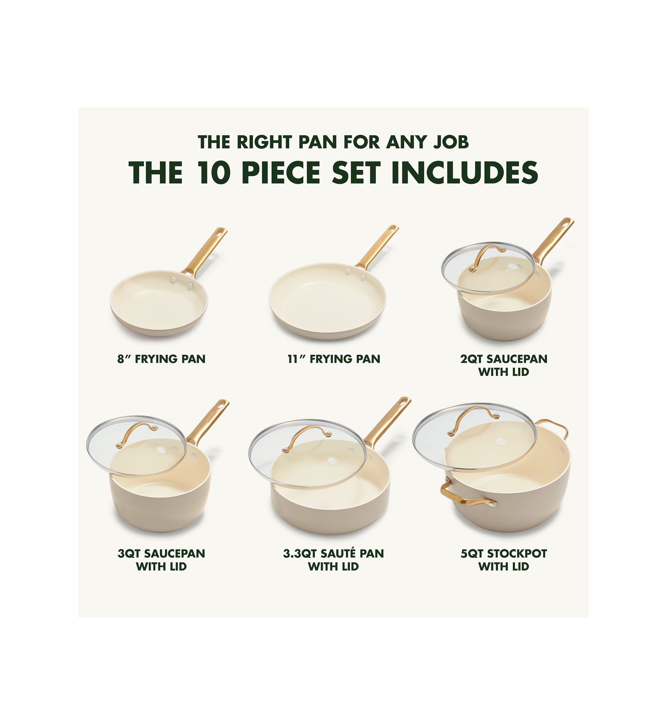 Reserve Ceramic Nonstick 10-Piece Cookware Set
